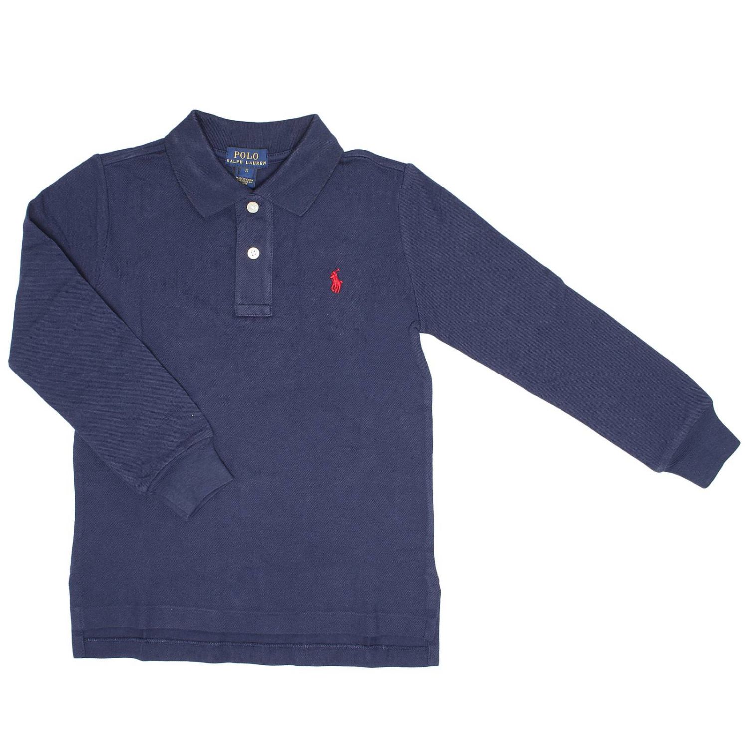 RALPH LAUREN T-shirt manica lunga uomo bianca con logo blu 714844759 |  Gruppo Shopping