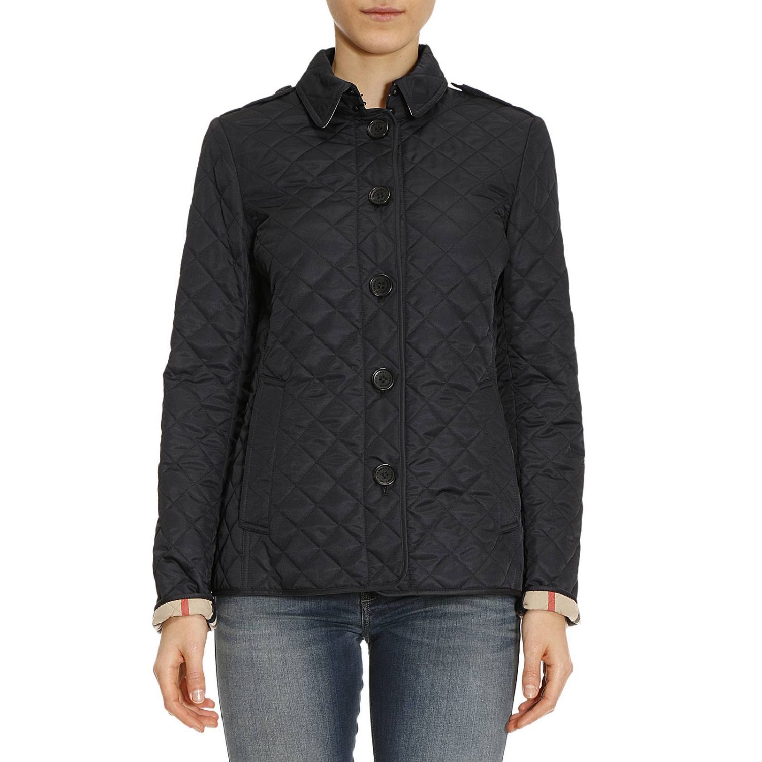 Burberry Outlet Jacket women Jacket Burberry Women Navy Jacket