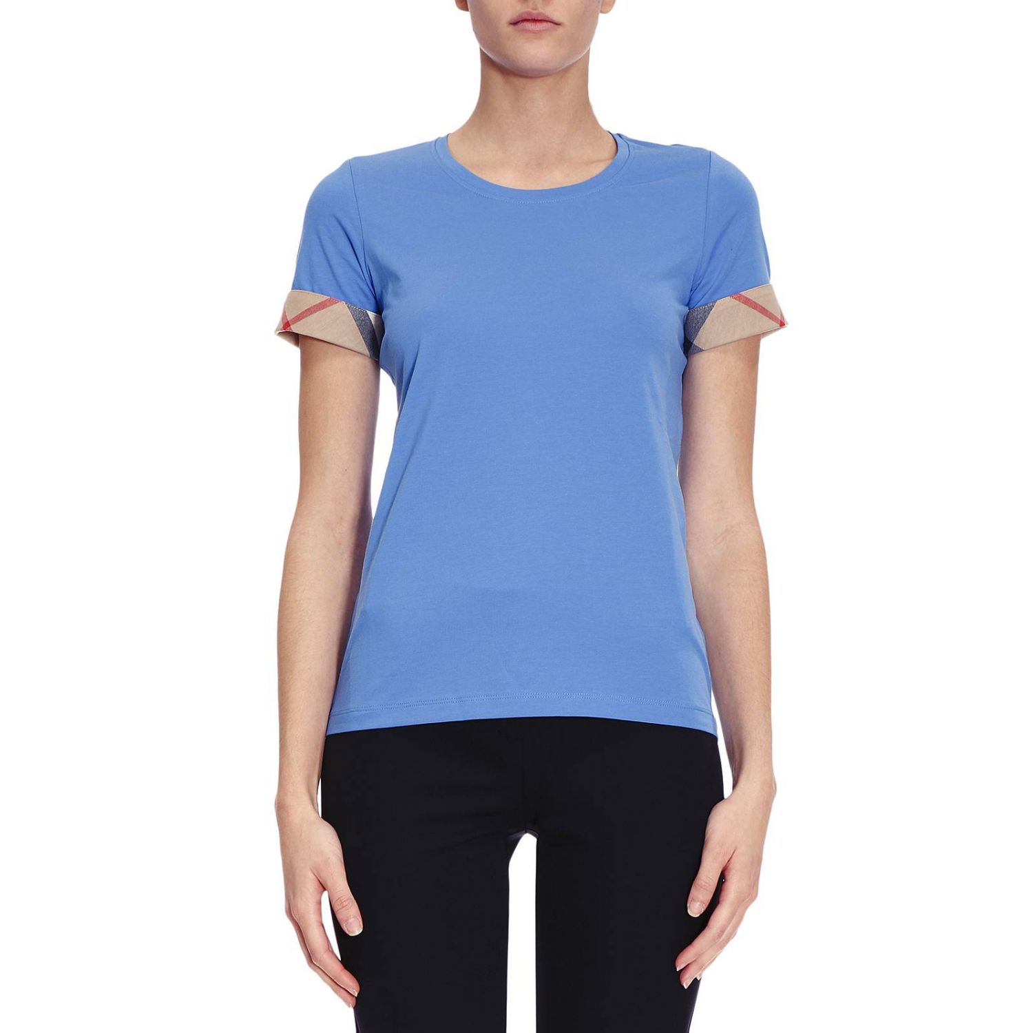 burberry t shirt womens blue