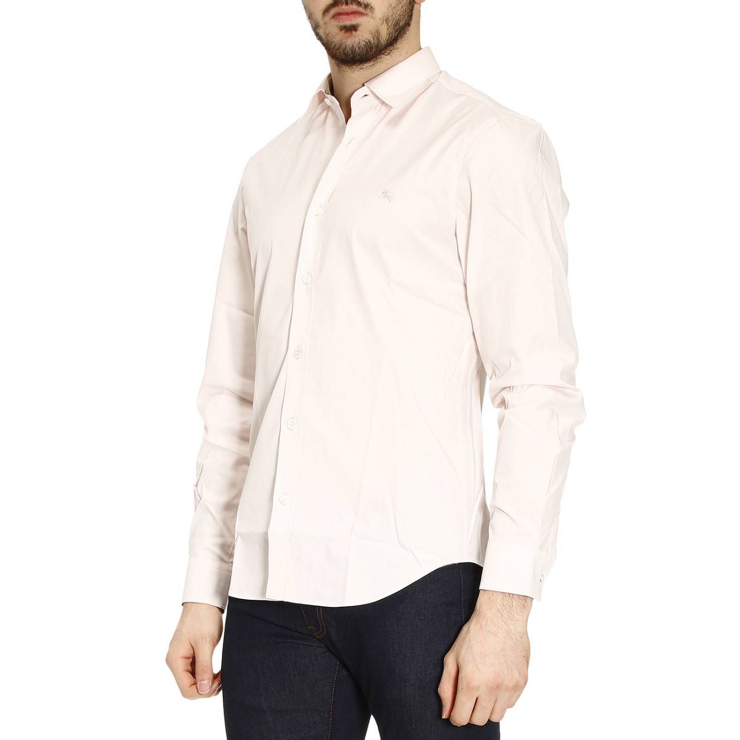 pink mens burberry shirt