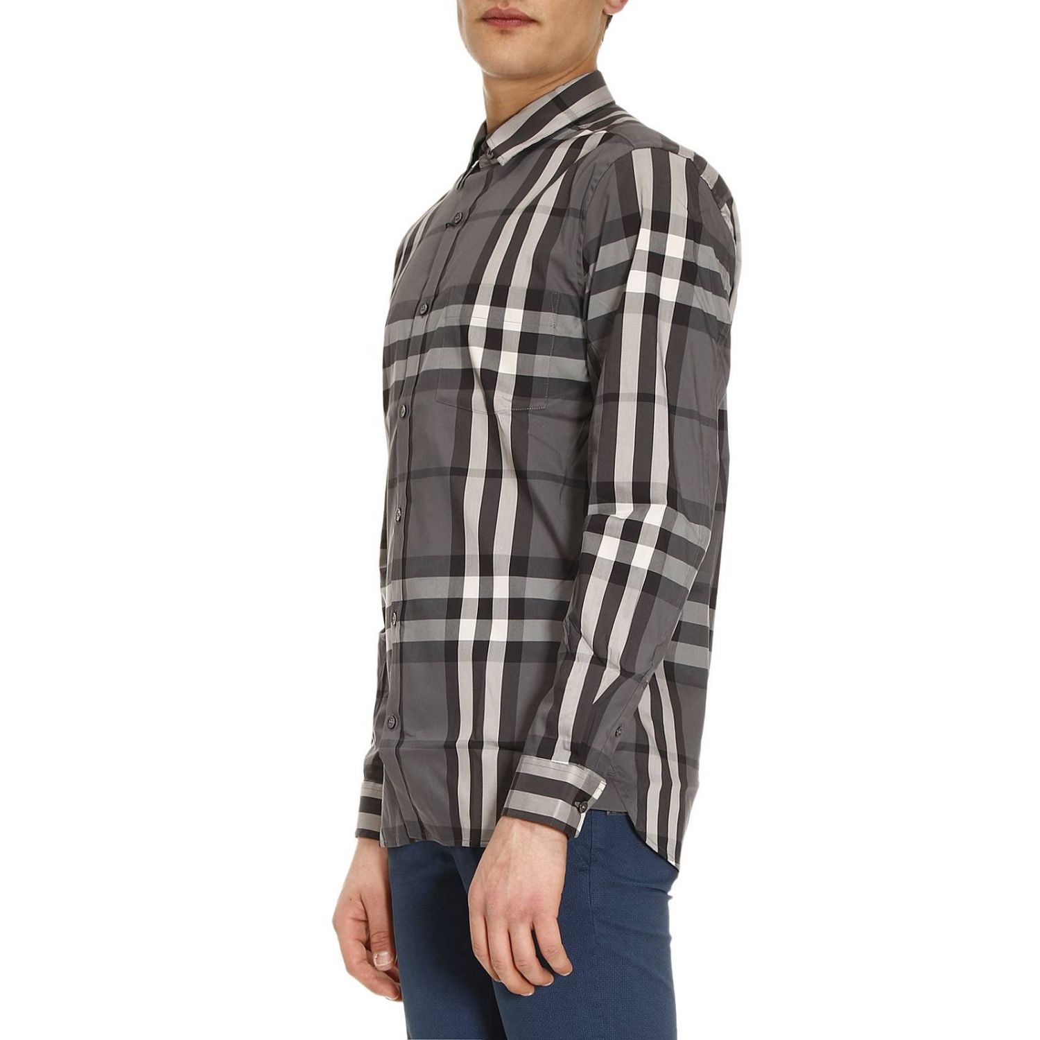 burberry gray shirt