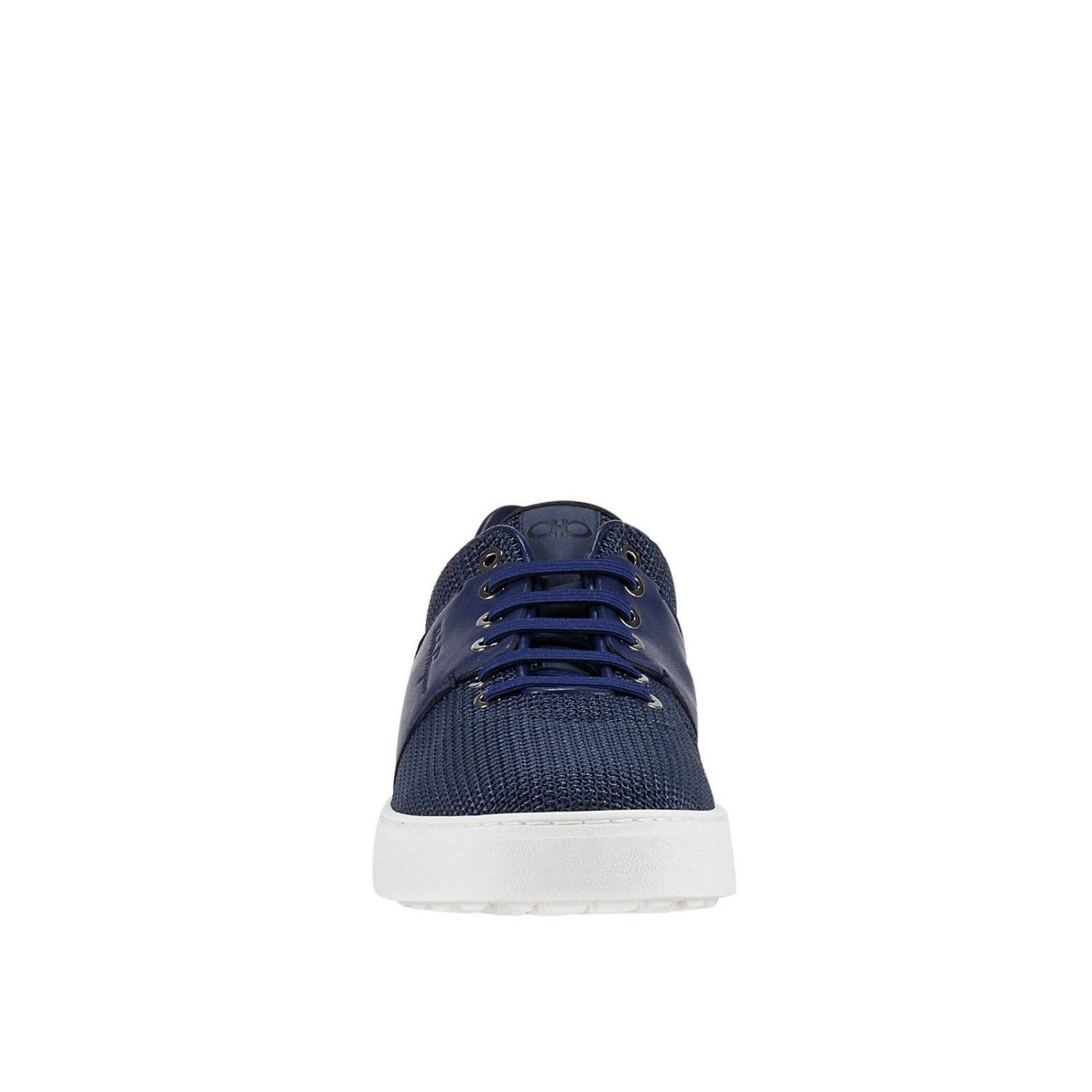 ferragamo blue sneakers