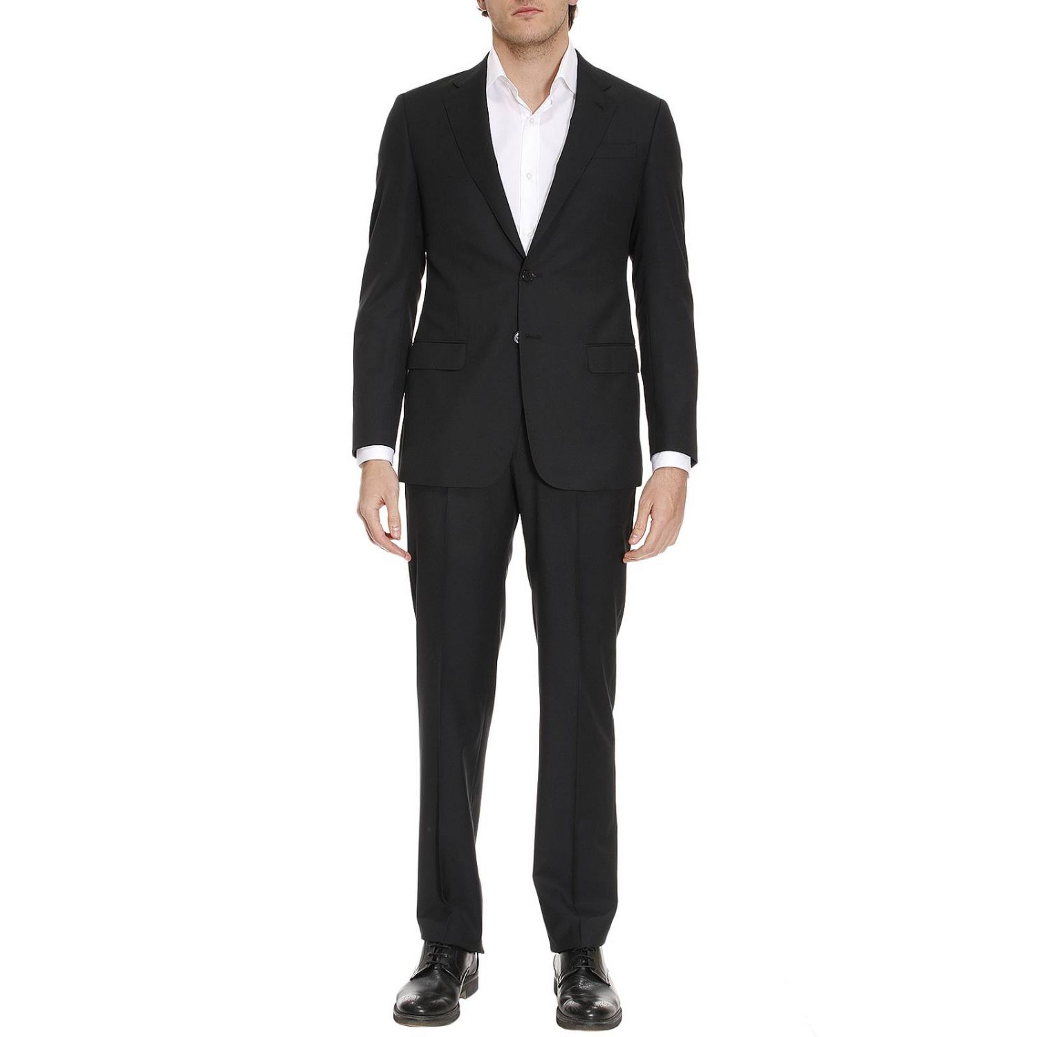 giorgio armani black suit