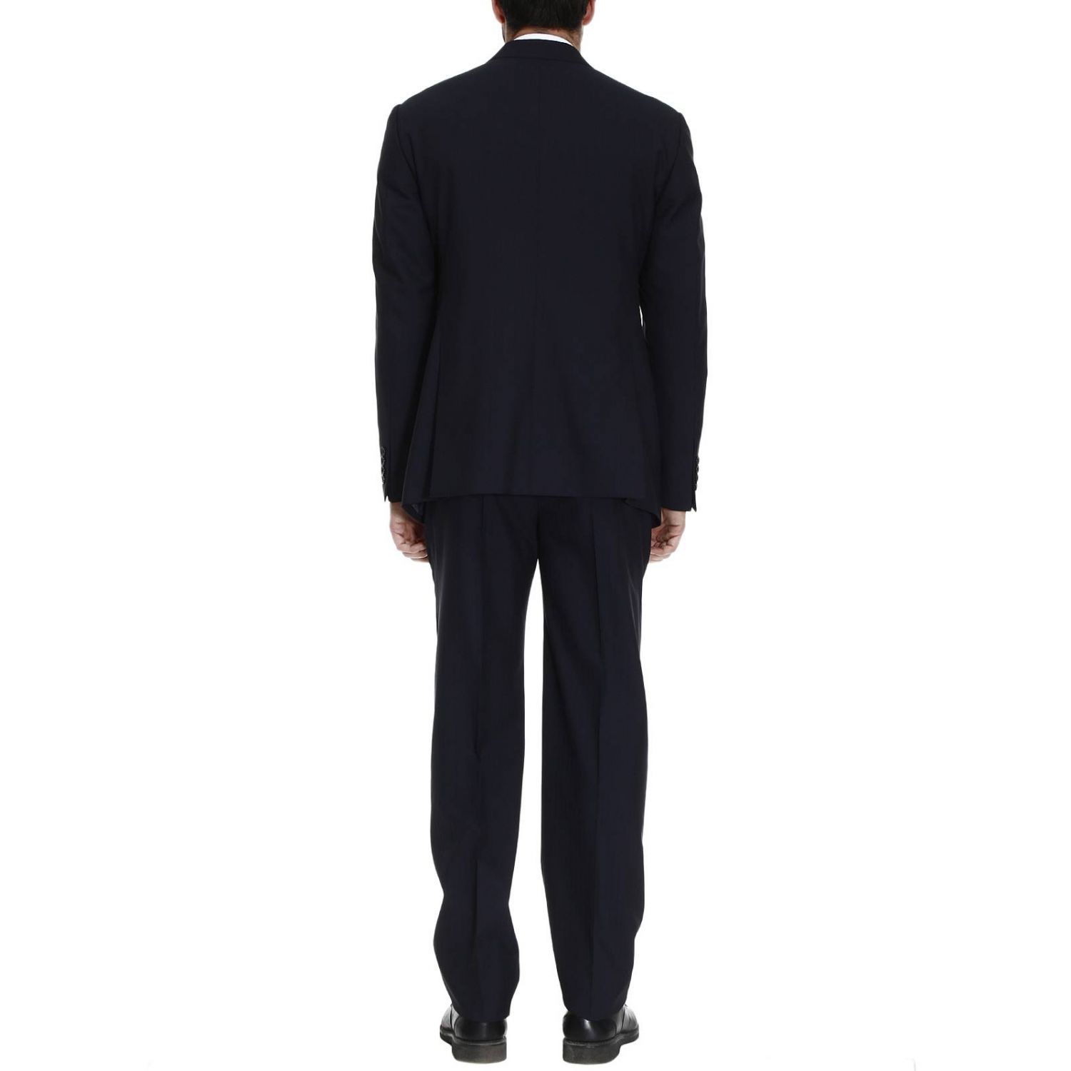 Giorgio Armani Outlet: Abito linea Soft in lana gessato - Blue | Abito  Giorgio Armani VSVE2E VS801 GIGLIO.COM