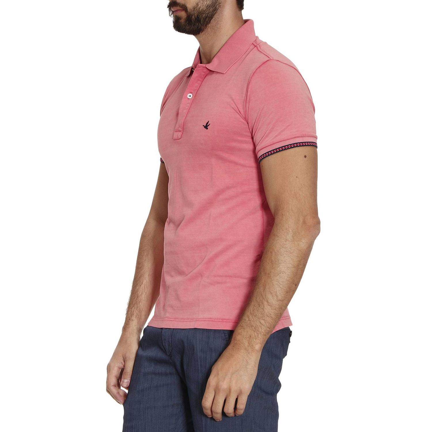 peach color tshirt for men