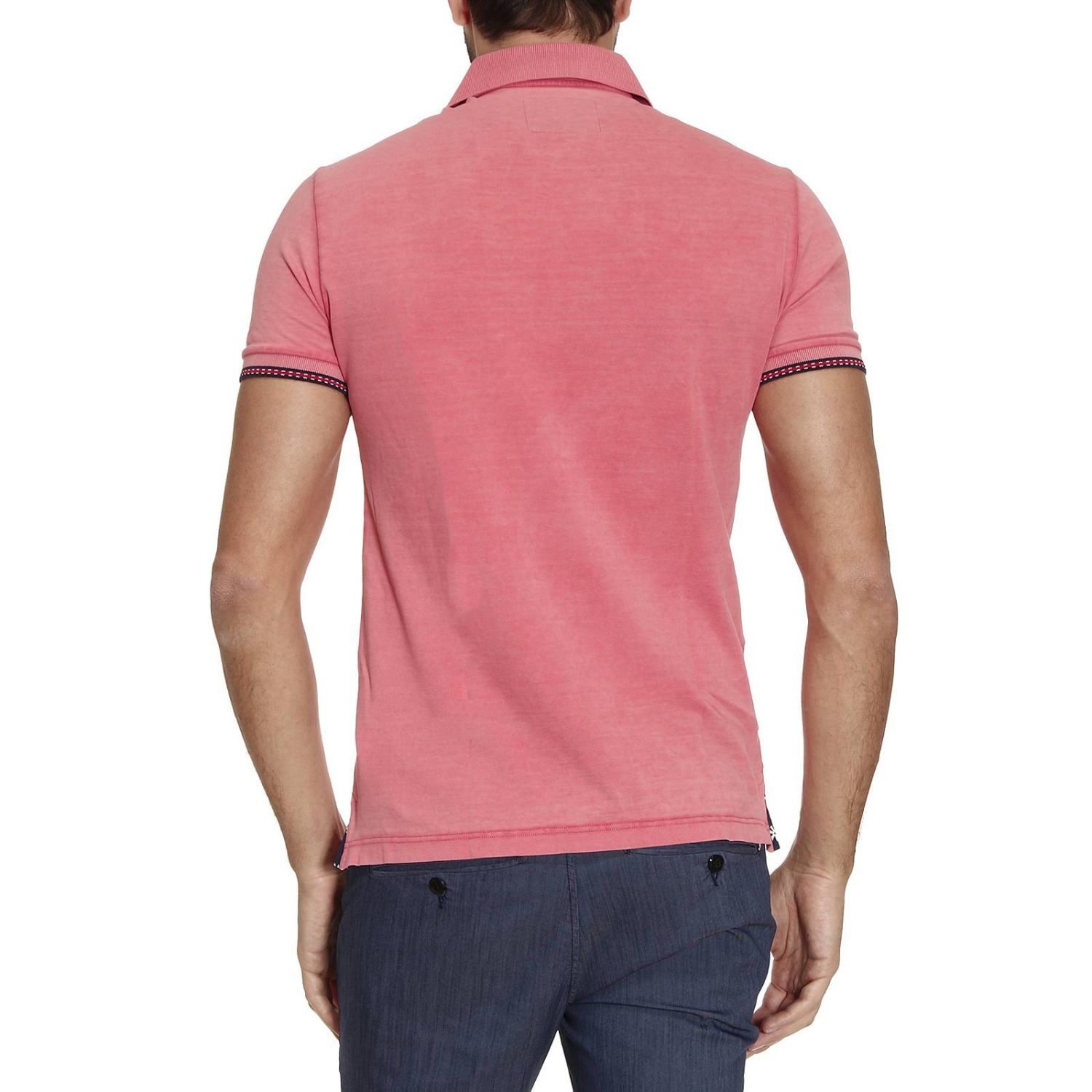 peach color tshirt for men