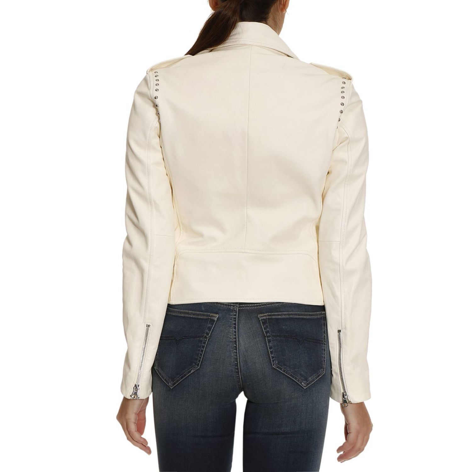 Pinko Outlet: Jacket women | Jacket Pinko Women Yellow Cream | Jacket ...