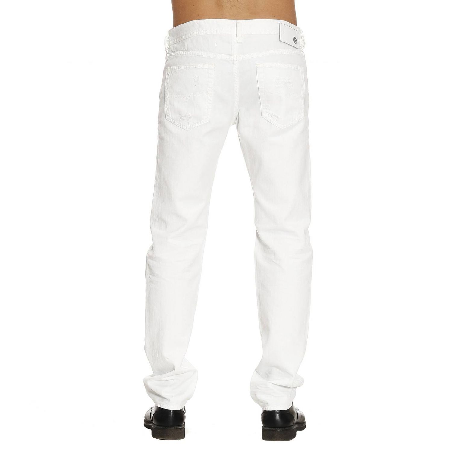 Diesel Outlet: Jeans men - White | Jeans Diesel 00SDHB 680K GIGLIO.COM