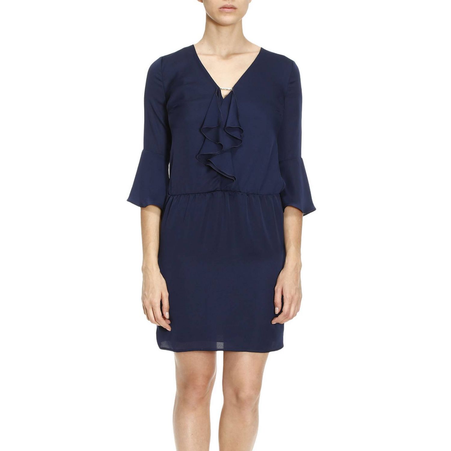 Patrizia Pepe Outlet: Robe femme | Robes Patrizia Pepe Femme Bleu | Robes Patrizia Pepe 8A0341 