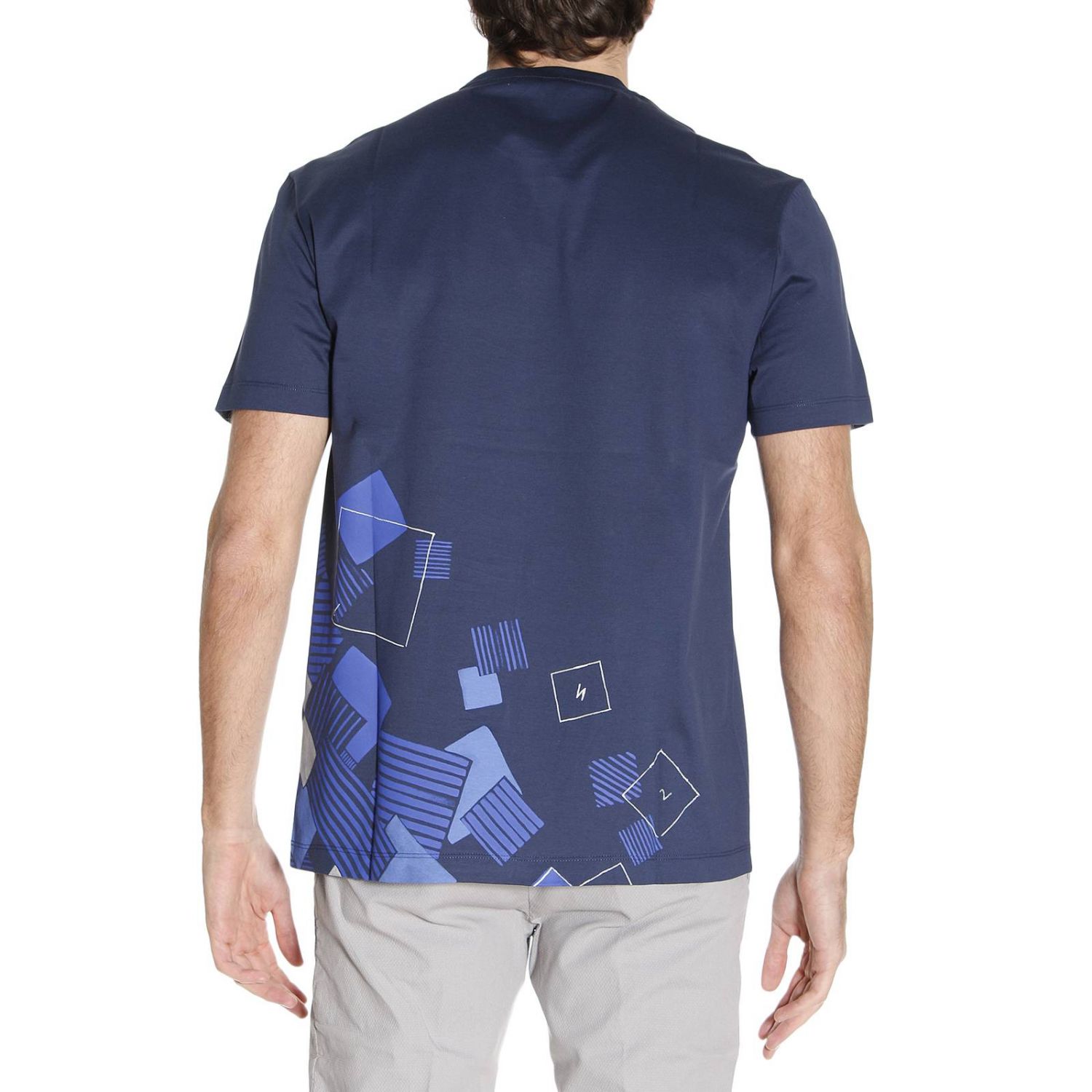 blue t shirt for men