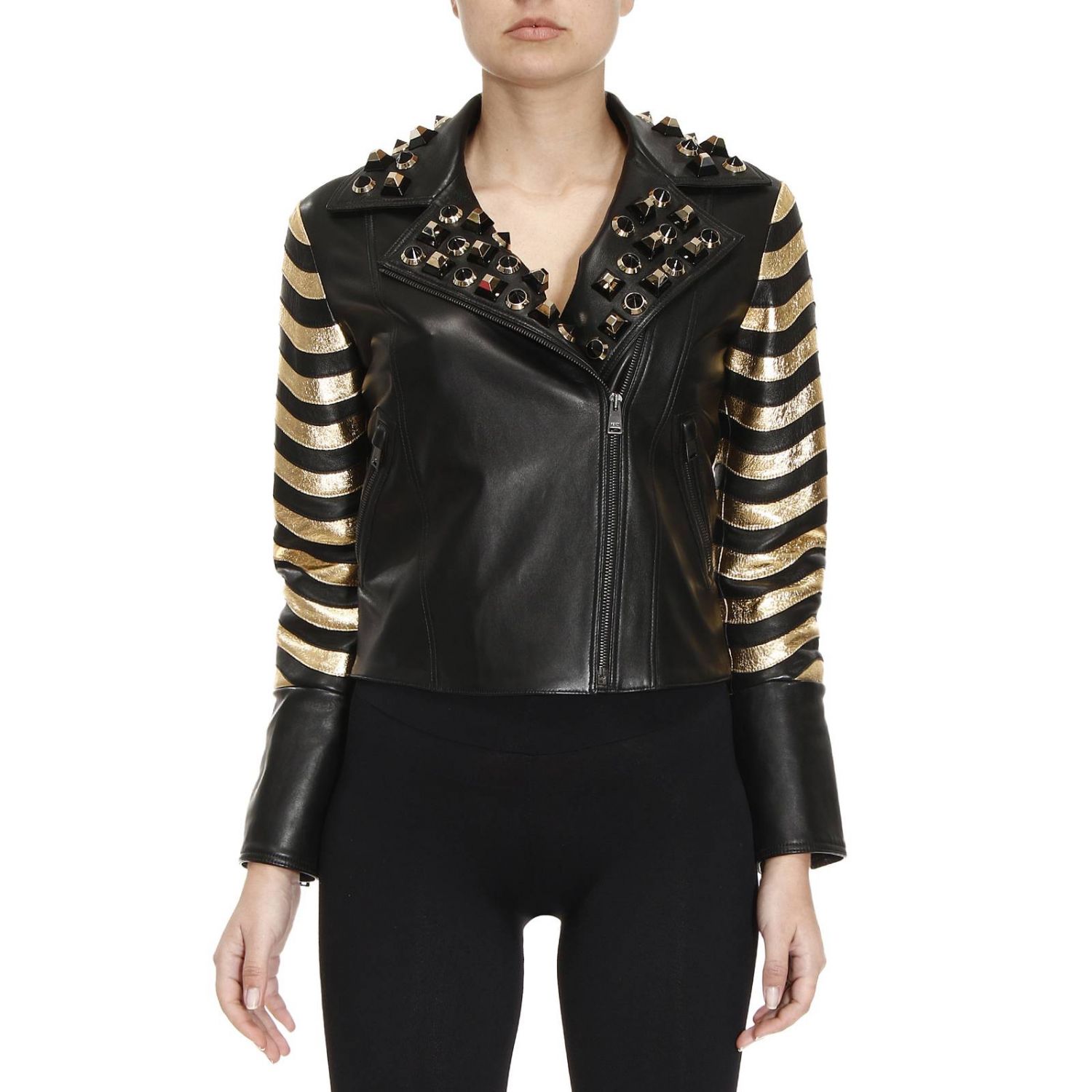 fendi women's leather jacket