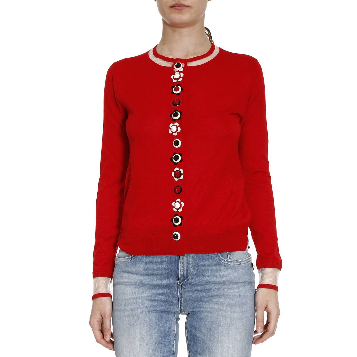 fendi red jumper