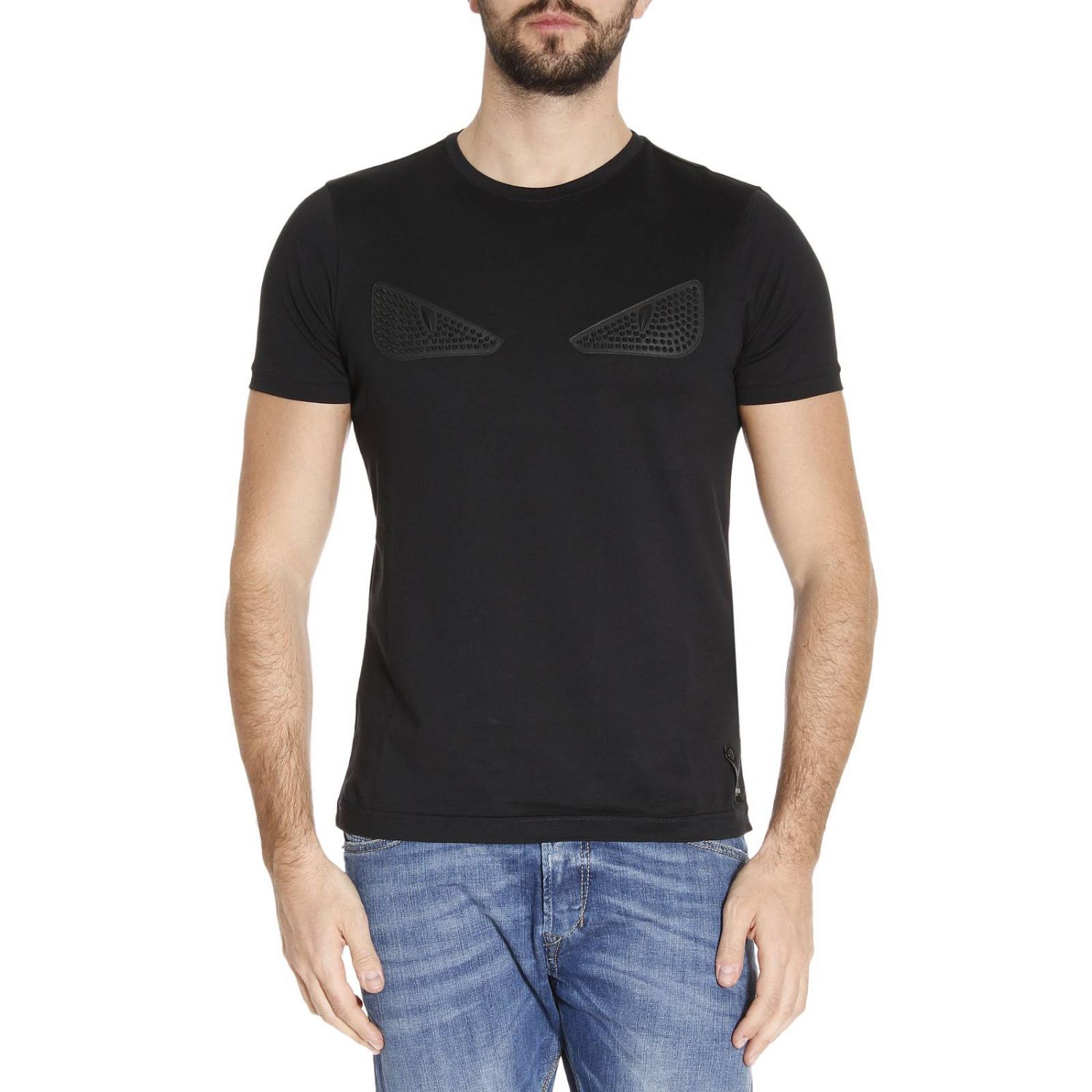T-Shirt Fendi Men | T-Shirt Men Fendi FY0626 OKM Giglio EN