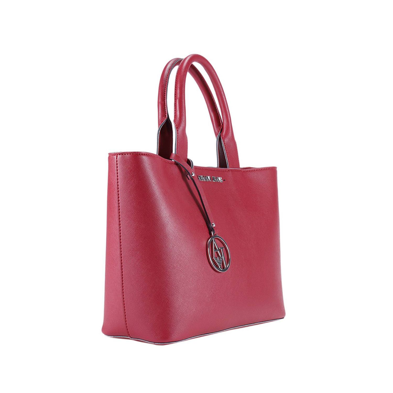 armani jeans red bag