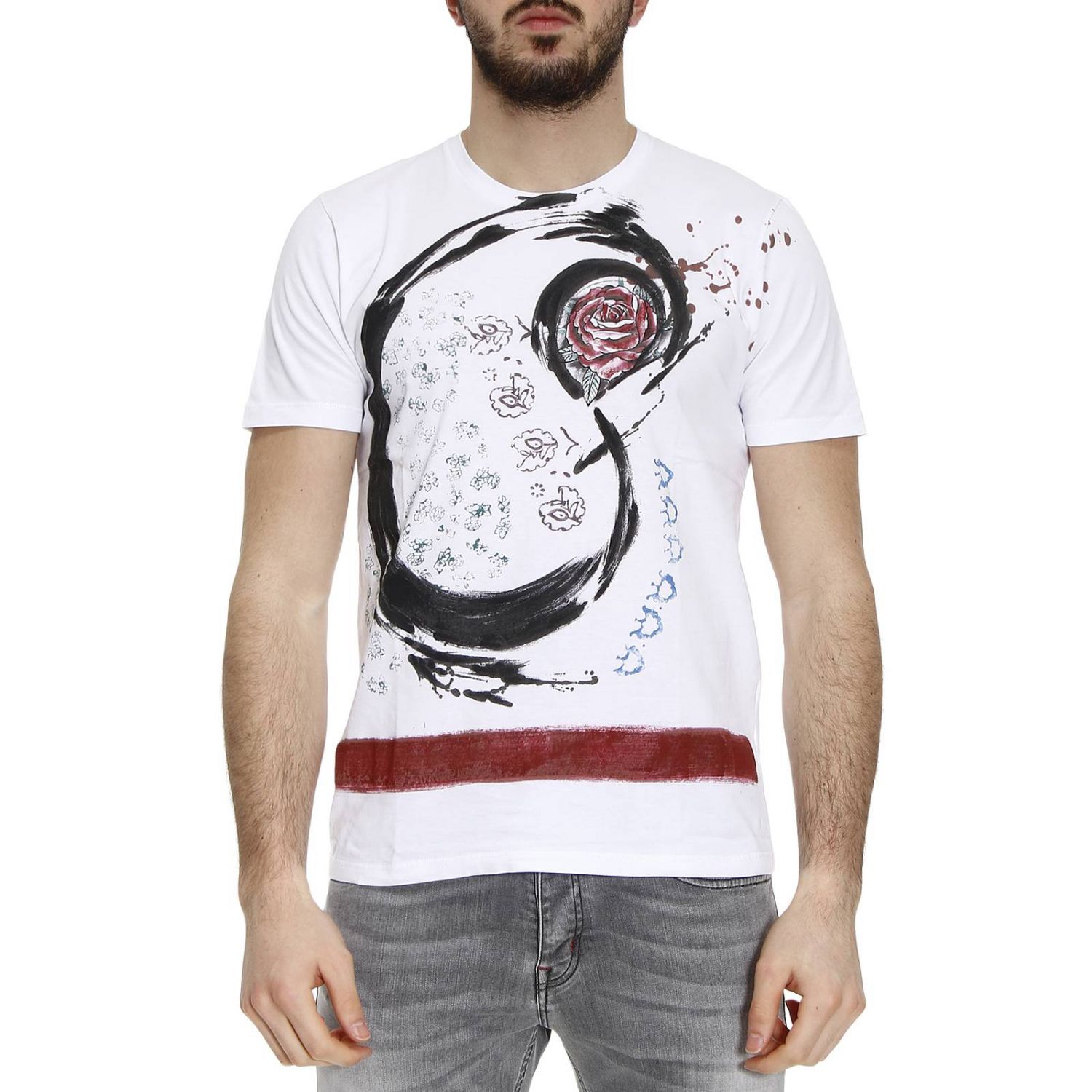 Etro Outlet: T-shirt men | T-Shirt Etro Men White | T-Shirt Etro 1Y020 ...