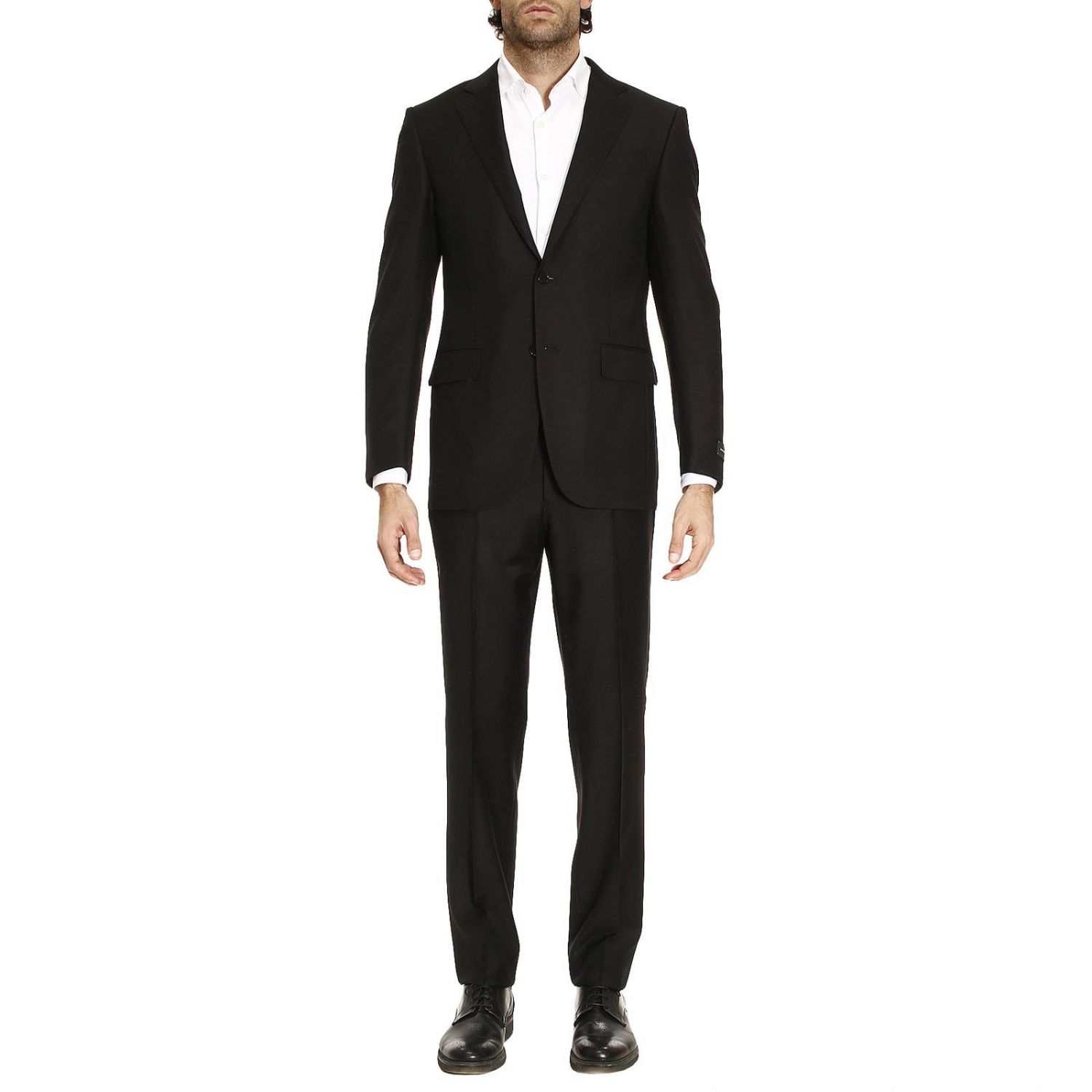 Ermenegildo Zegna Outlet: Suits men | Suit Ermenegildo Zegna Men Black ...