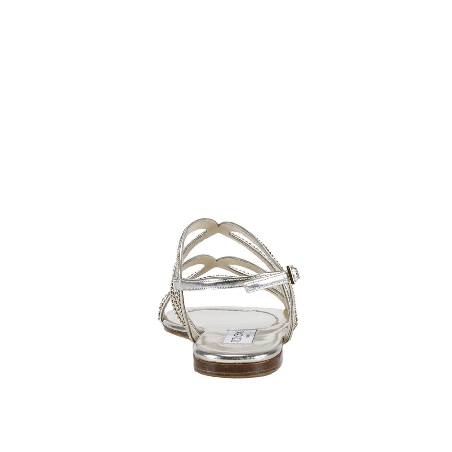 nickel flat jimmy choo