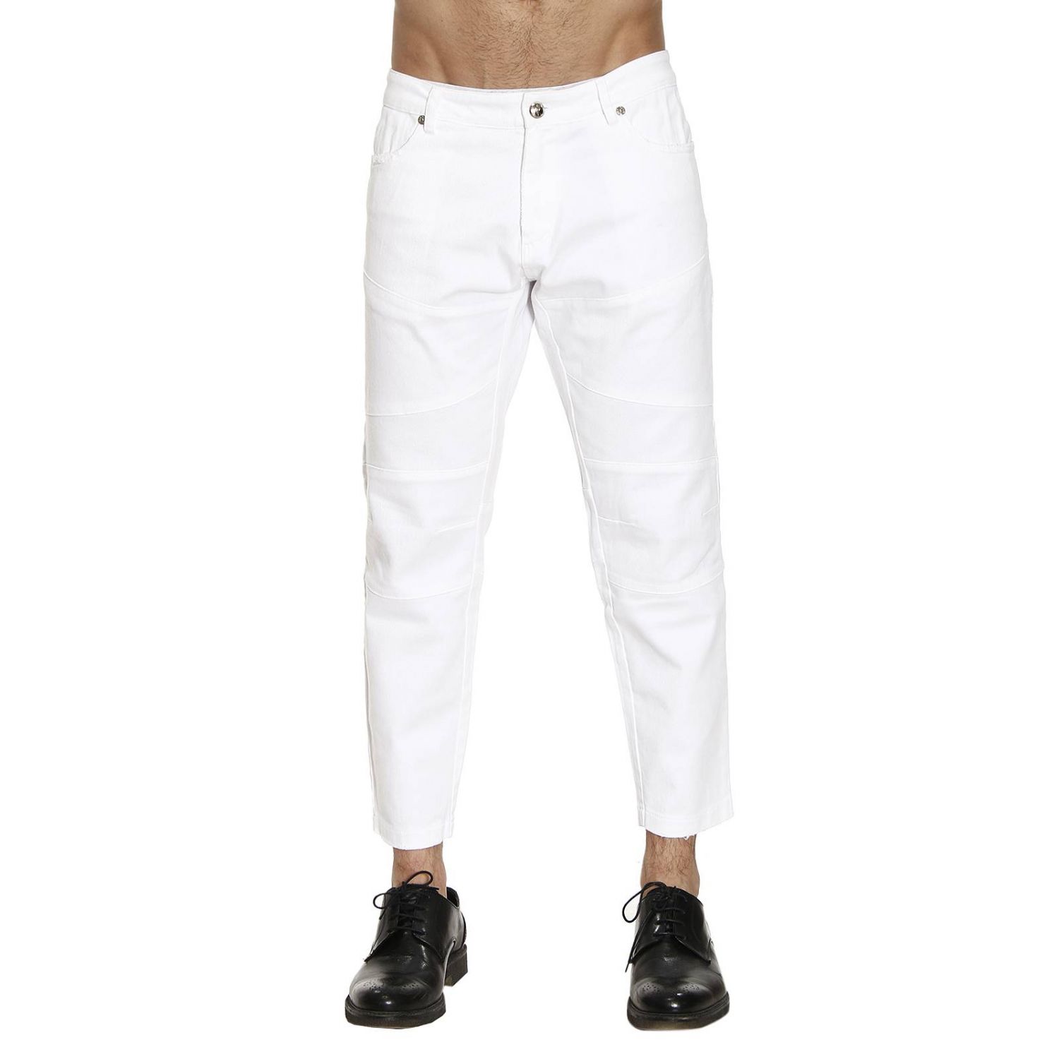 Paciotti 4Us Outlet: Jeans men - White | Jeans Paciotti 4Us 1108 GIGLIO.COM