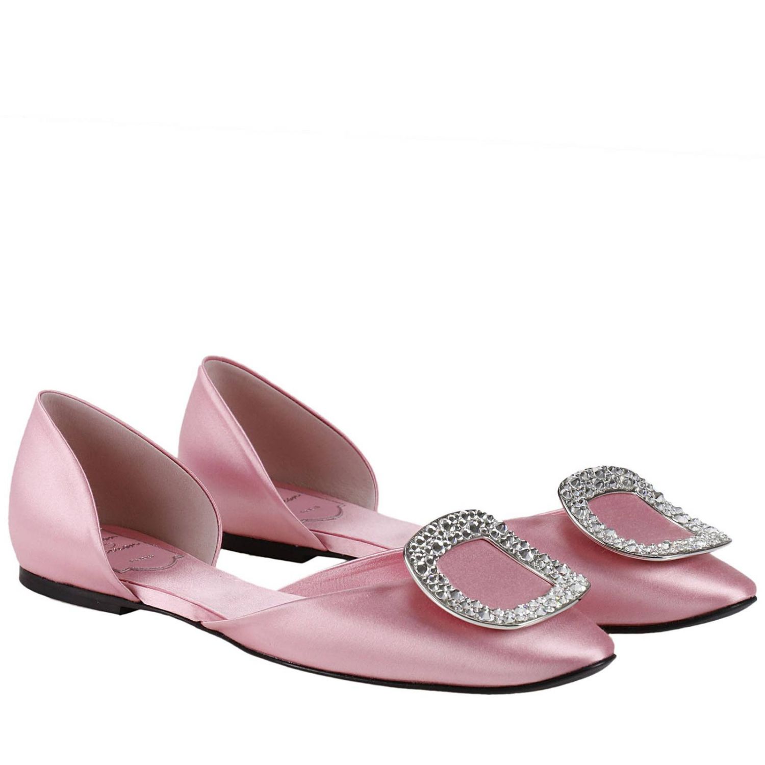 roger vivier chips ballerina flats