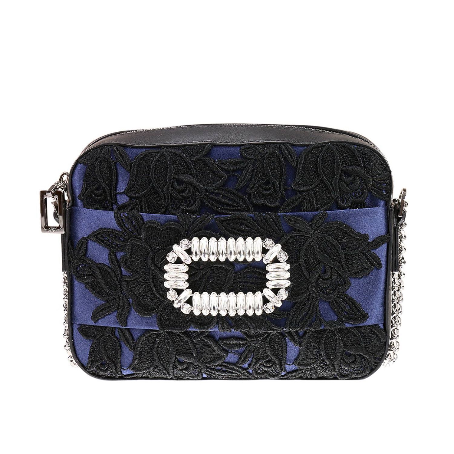roger vivier silk satin