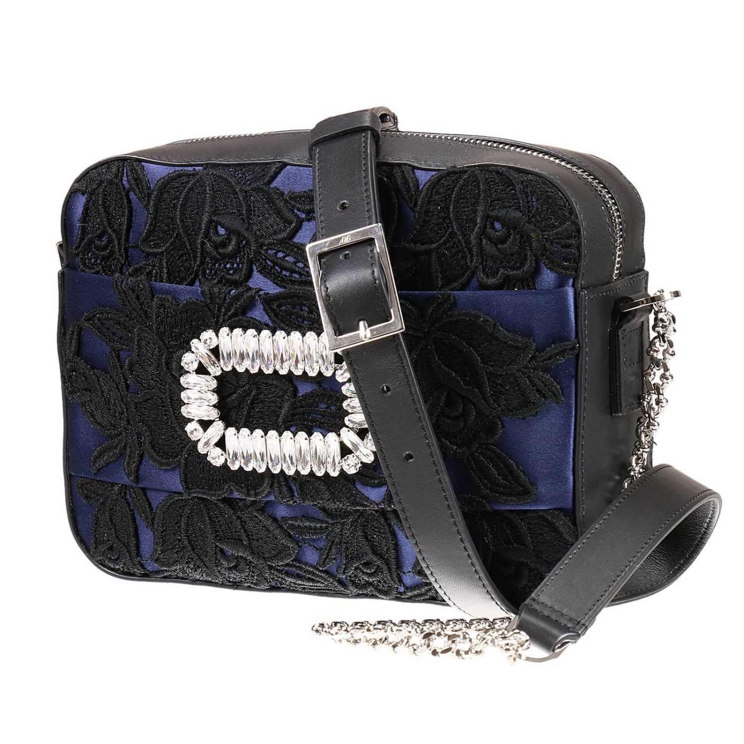 roger vivier silk satin