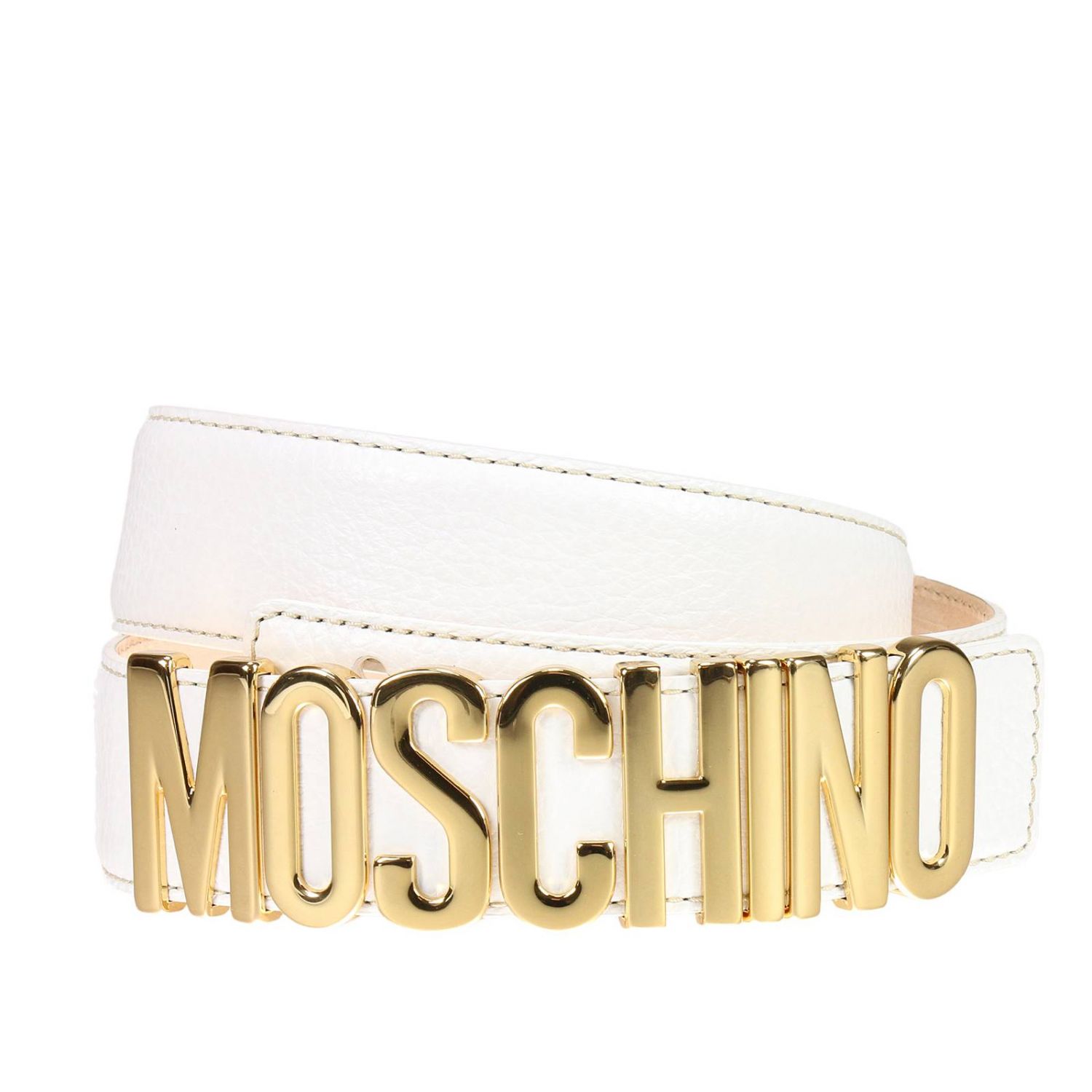 Moschino Couture Outlet: Belt women | Belt Moschino Couture Women White ...