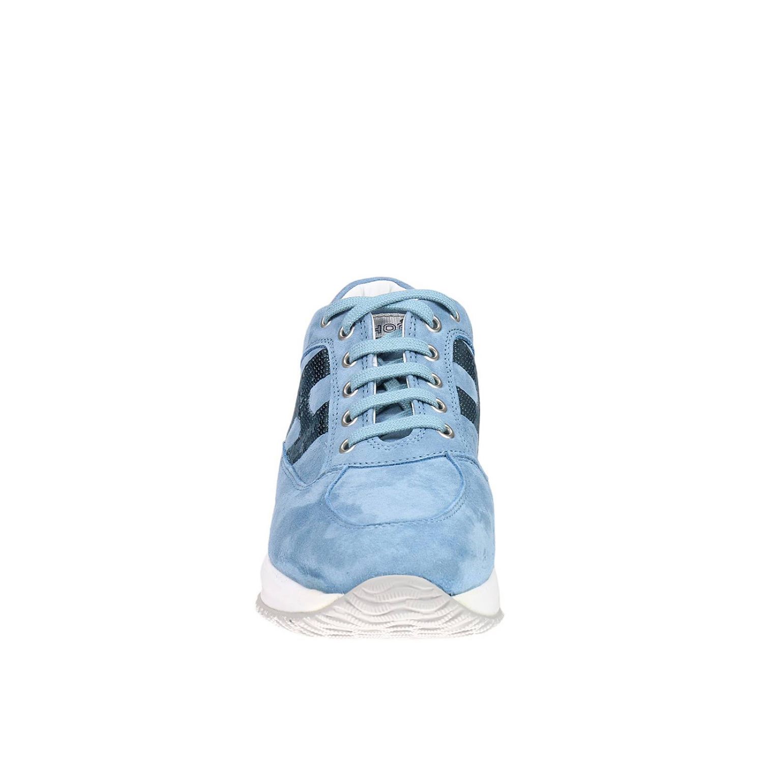 HOGAN: Shoes women - Sky Blue | Sneakers Hogan HXW00N05641 CR0 GIGLIO.COM