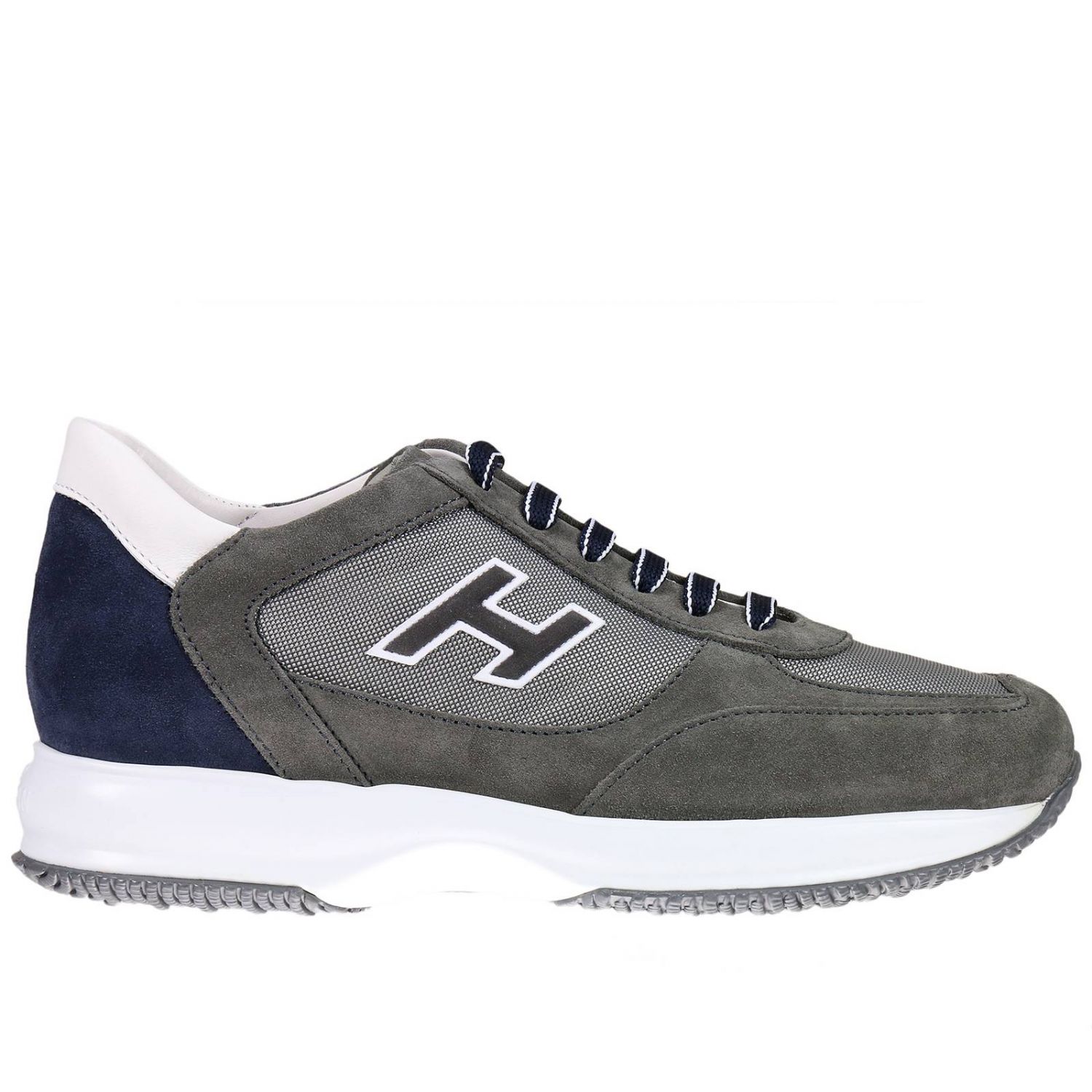 HOGAN: Shoes men | Trainers Hogan Men Grey | Trainers Hogan HXM00N0Q102 ...