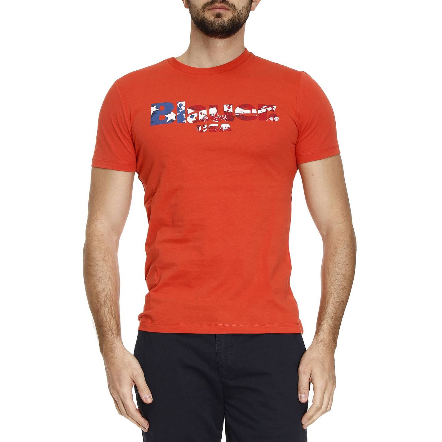 Blauer Outlet: T-shirt men | T-Shirt Blauer Men Red | T-Shirt Blauer ...