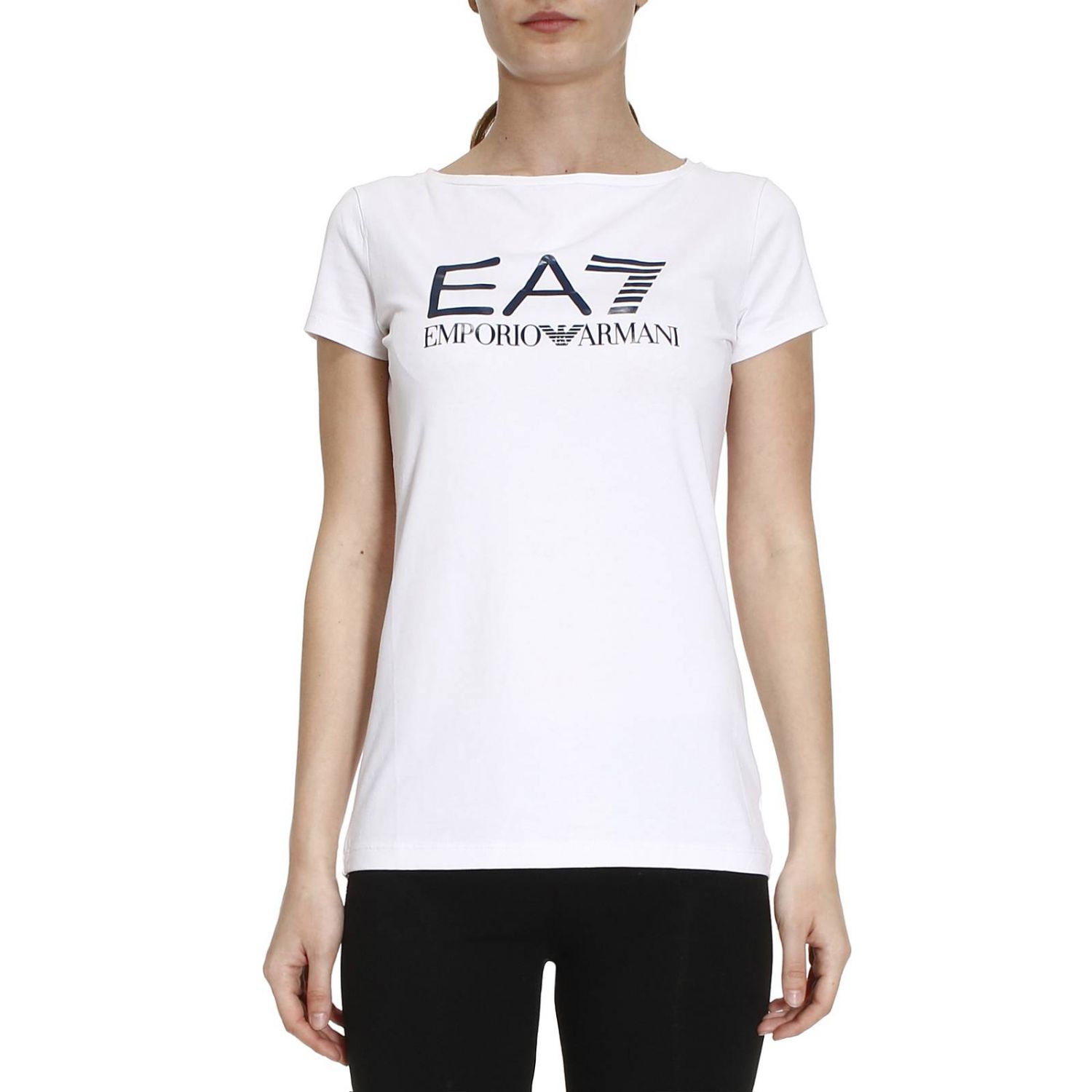 T-shirt women Ea7 | T-Shirt Ea7 Women White | T-Shirt Ea7 3YTT89 TJ12Z ...