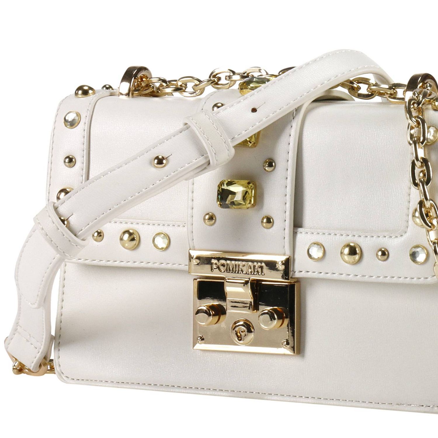 mini handbag white