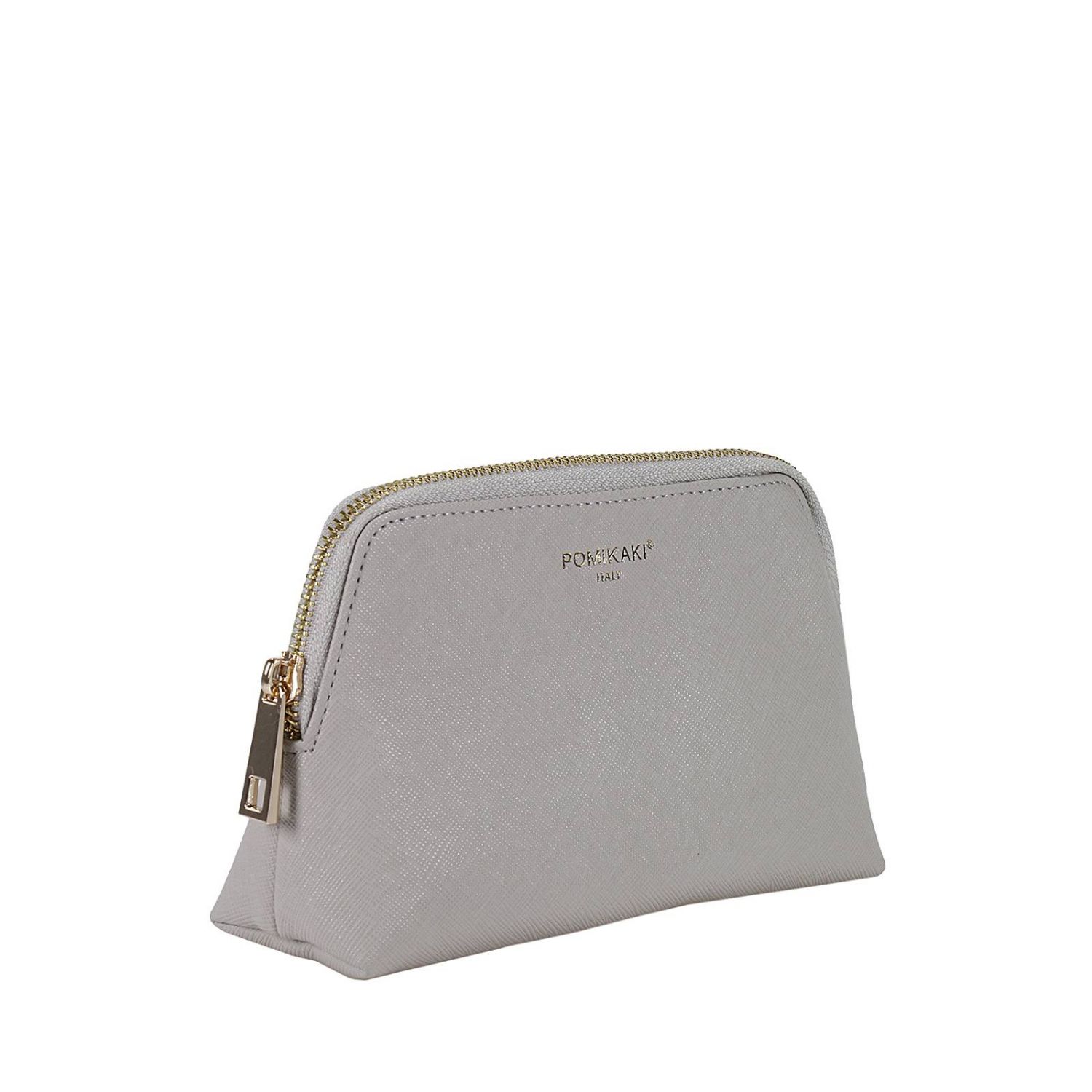 Pomikaki Outlet: Pochette Tina con effetto saffiano - Ghiaccio | Borsa Mini  Pomikaki TI01 GIGLIO.COM
