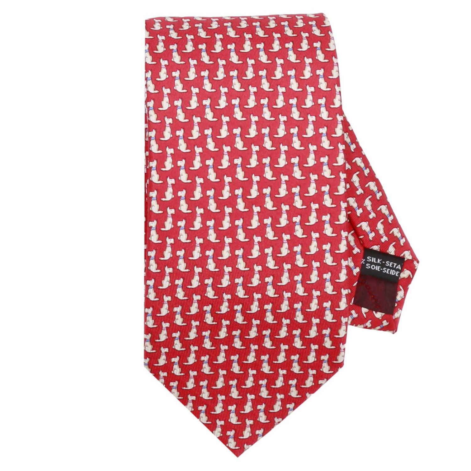 Salvatore Ferragamo Outlet: Tie men | Tie Salvatore Ferragamo Men Red ...