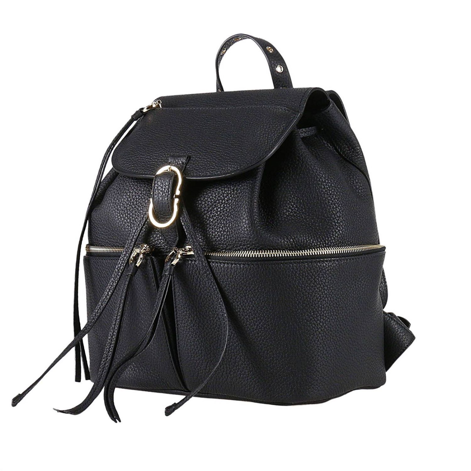 Salvatore Ferragamo Outlet: Shoulder bag women - Black | Backpack ...