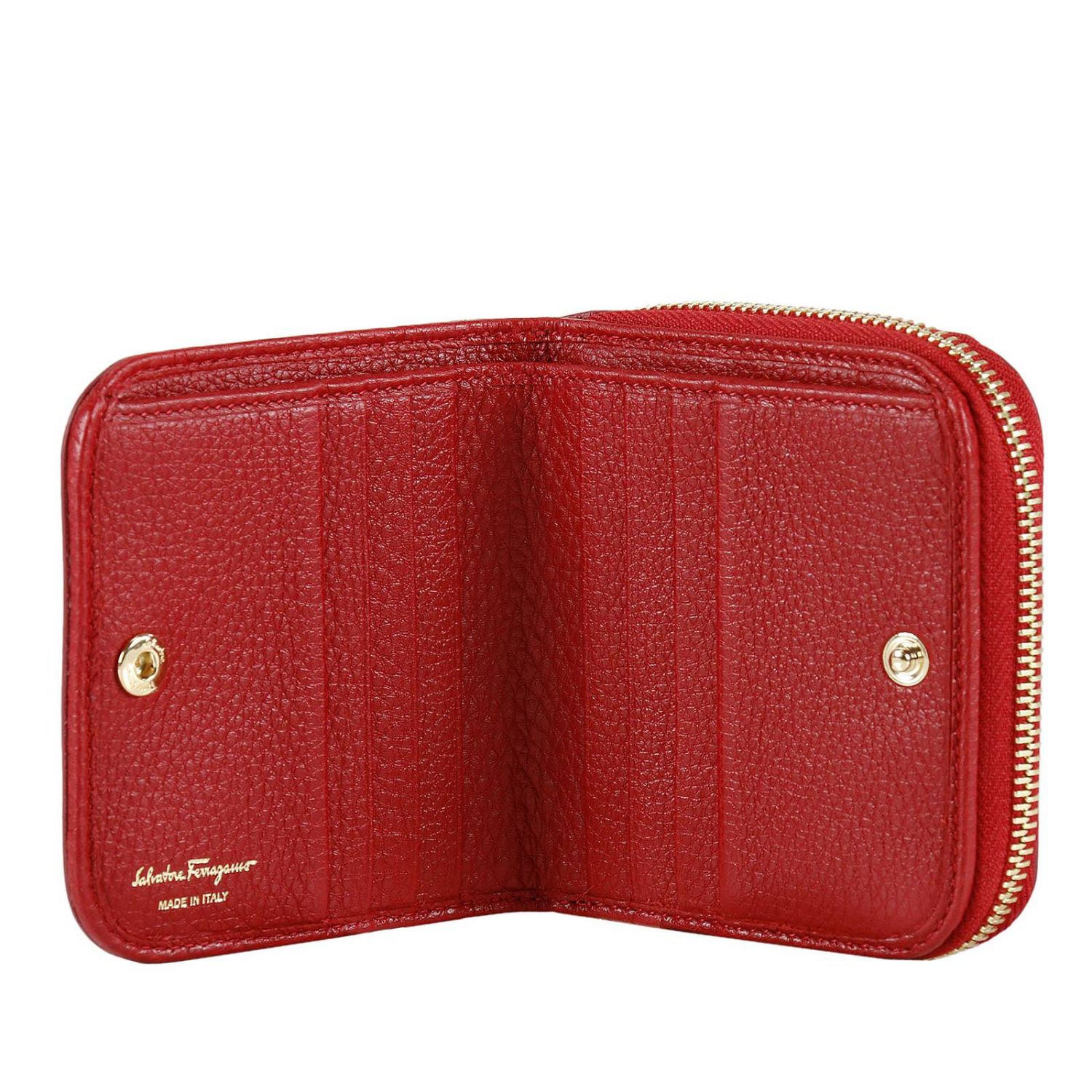 Salvatore Ferragamo Outlet: Wallet women - Red | Wallet Salvatore ...