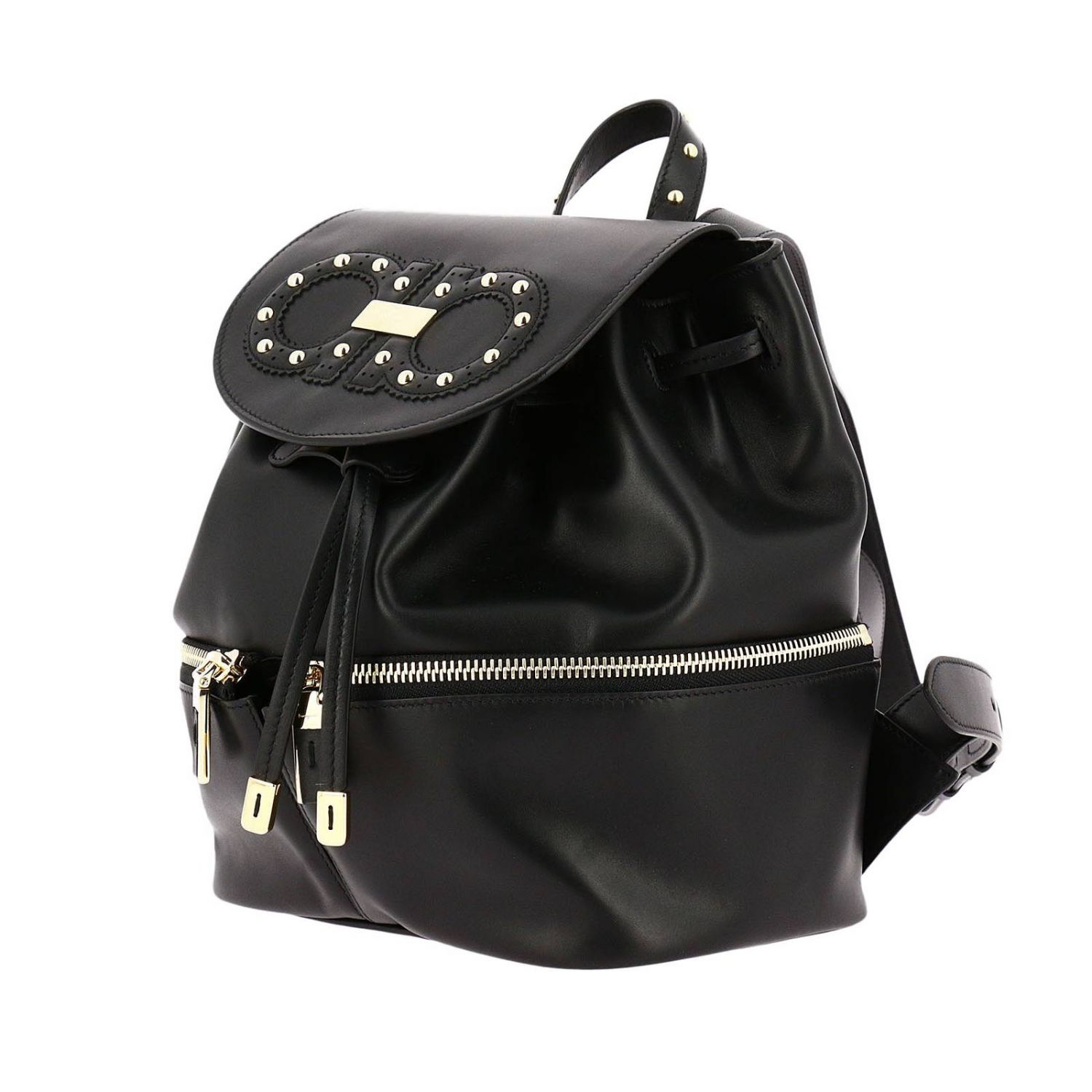 Salvatore Ferragamo Outlet: Bolso de hombro mujer - Negro | Mochila  Salvatore Ferragamo 680657 21G772 GIGLIO.COM