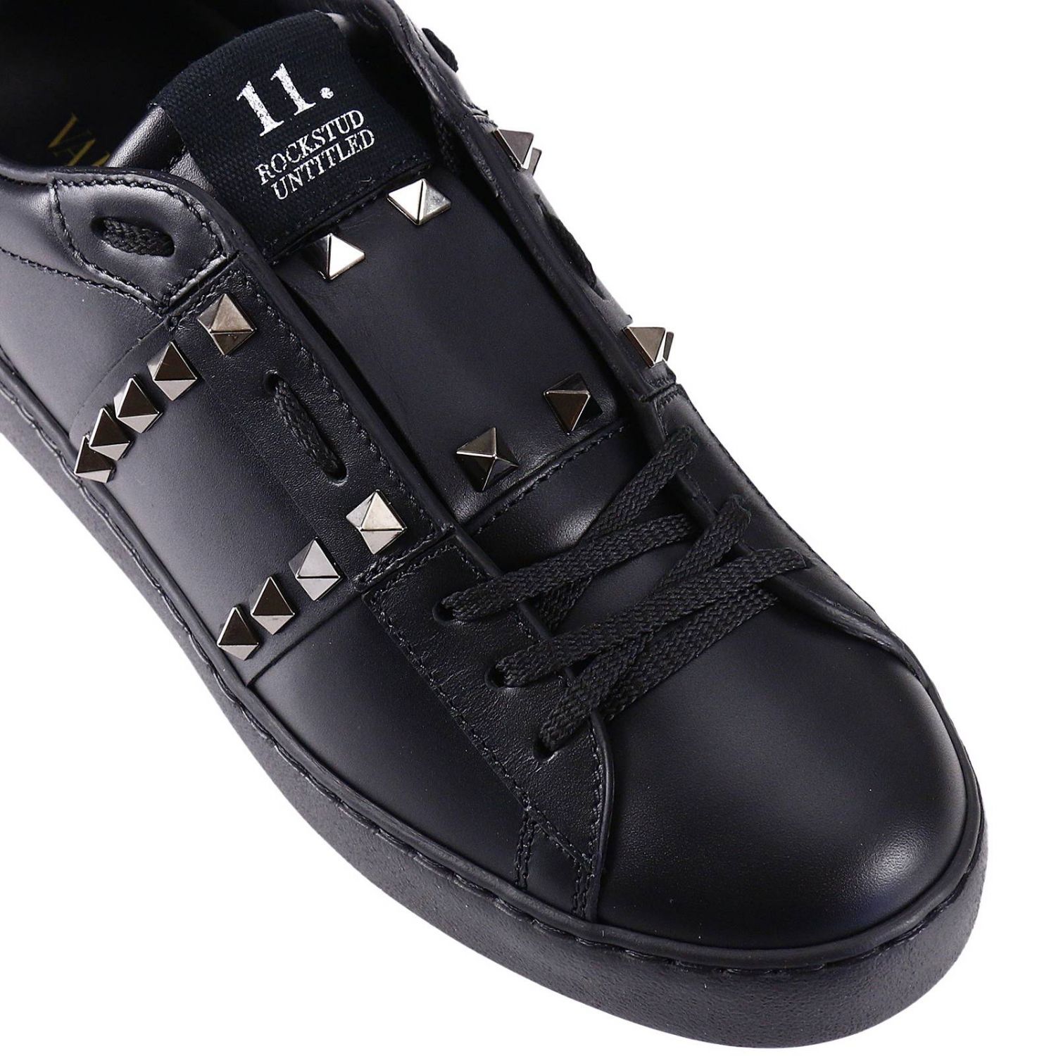 Rockstud Untitled 11. Lace up Sneakers with maxi metal studs