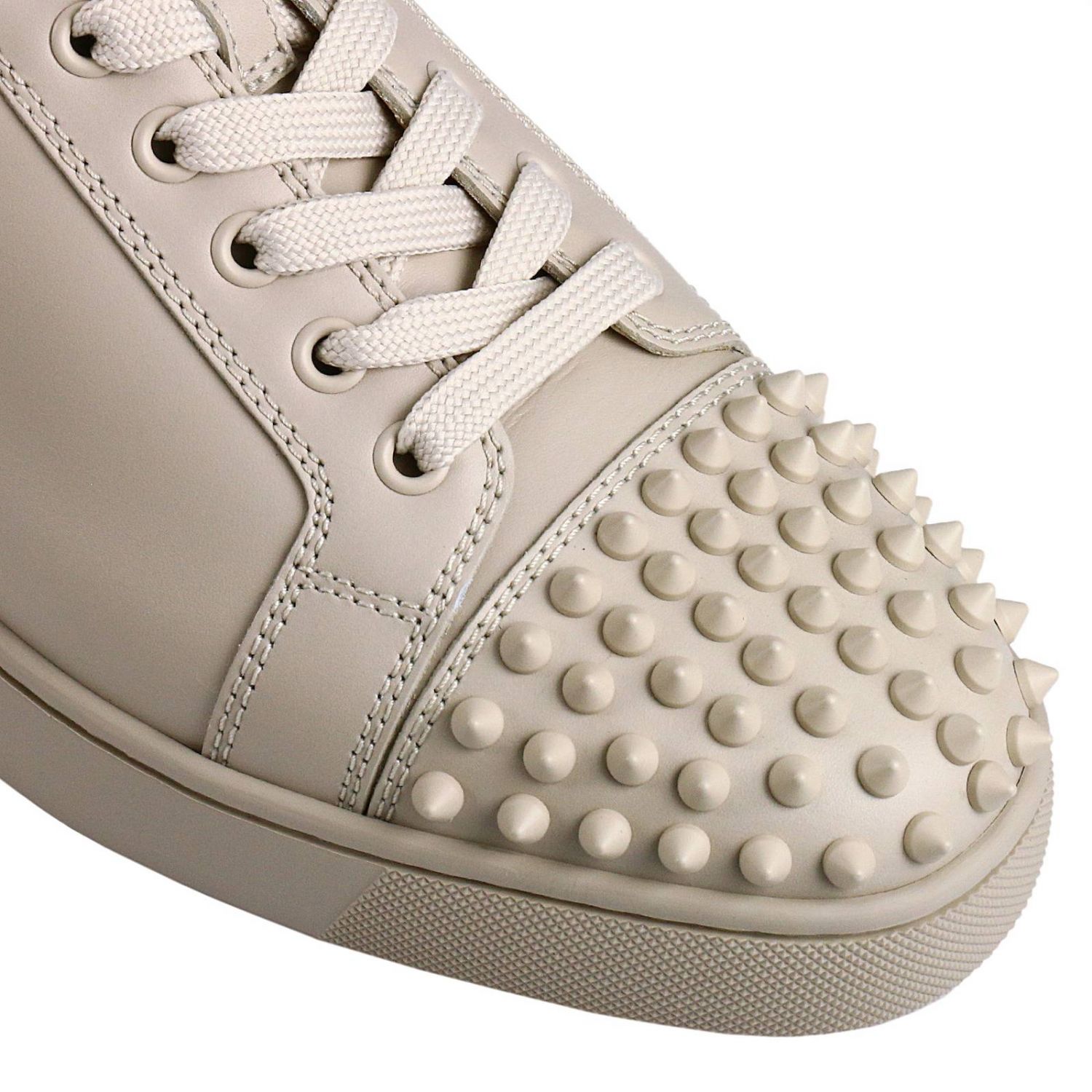 louboutin beige homme