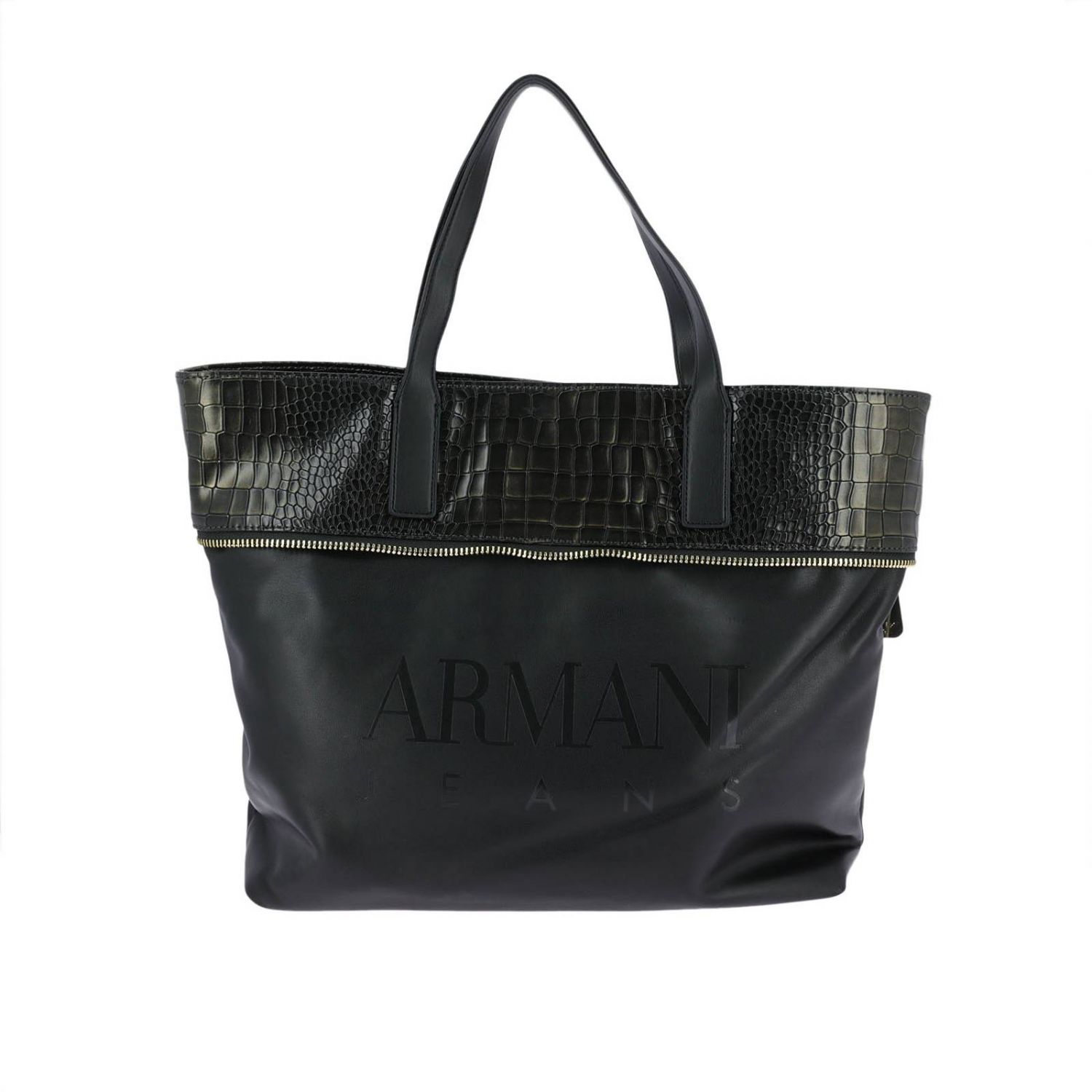 Armani Jeans Outlet: Borsa Shopping grande stampa pitone scomponibile in  due pezzi - Verde | Borsa A Spalla Armani Jeans 922290 7A806 GIGLIO.COM