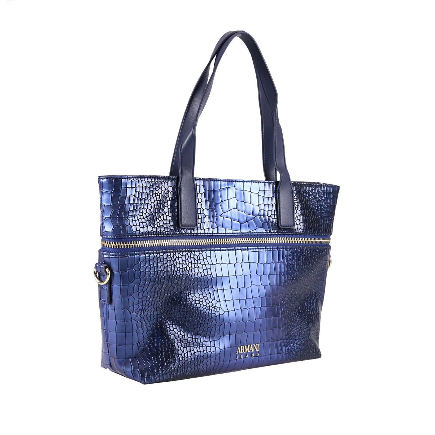 Armani Jeans Outlet: Borsa Shopping media stampa pitone scomponibile in due  pezzi - Blue Navy | Borsa A Spalla Armani Jeans 922291 7A806 GIGLIO.COM