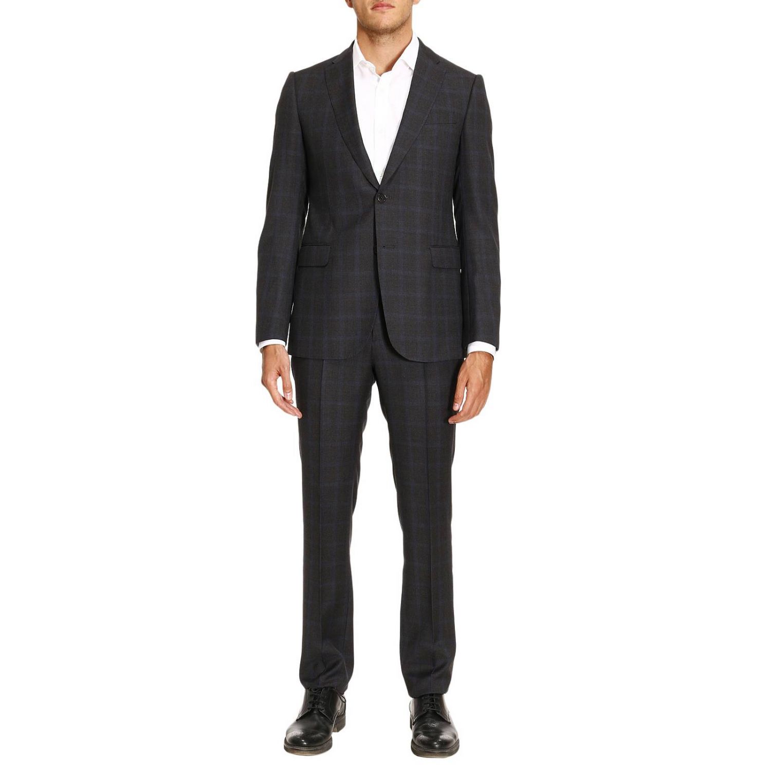 Armani Collezioni Outlet: Suit men | Suit Armani Collezioni Men Grey ...