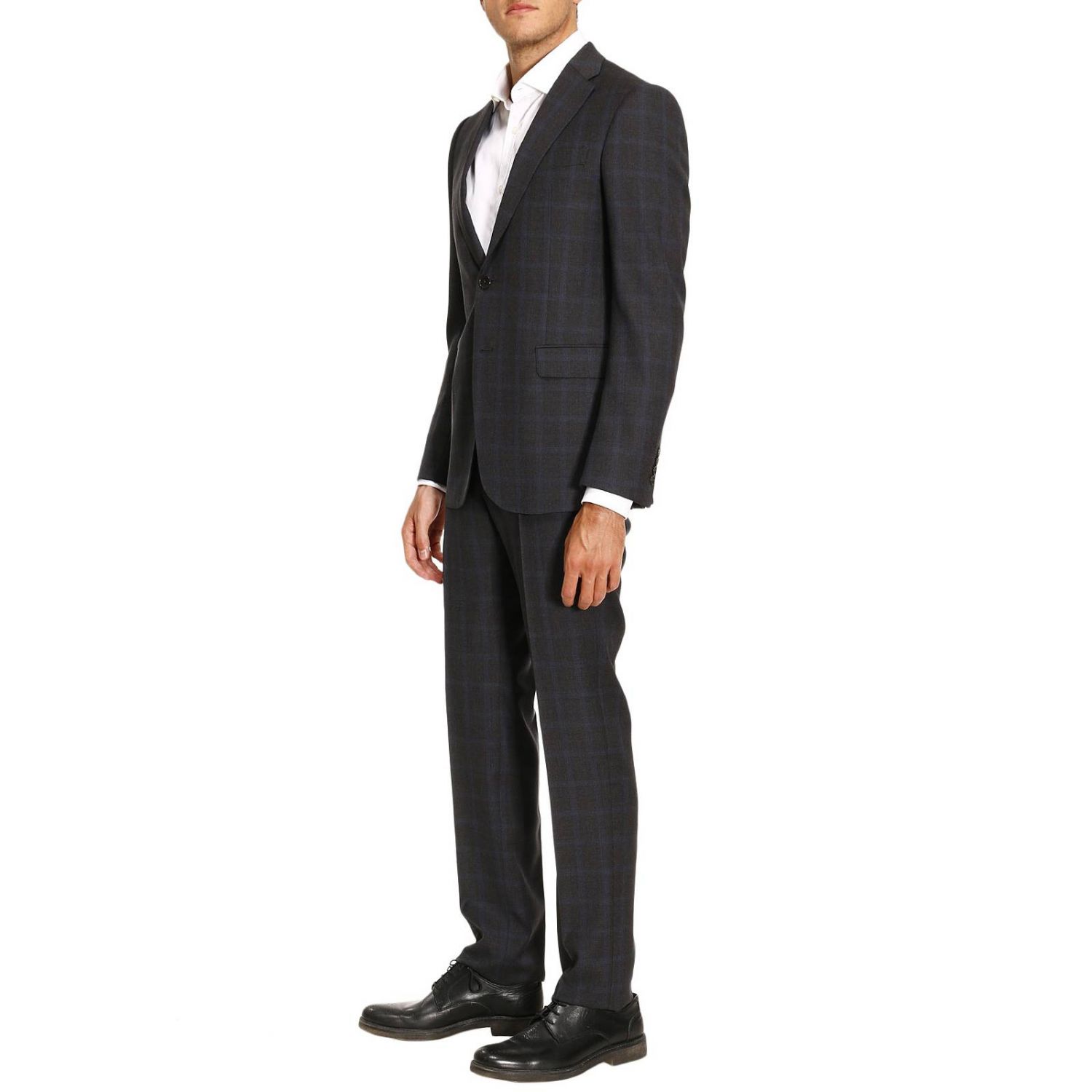 Armani Collezioni Outlet: Suit men | Suit Armani Collezioni Men Grey ...