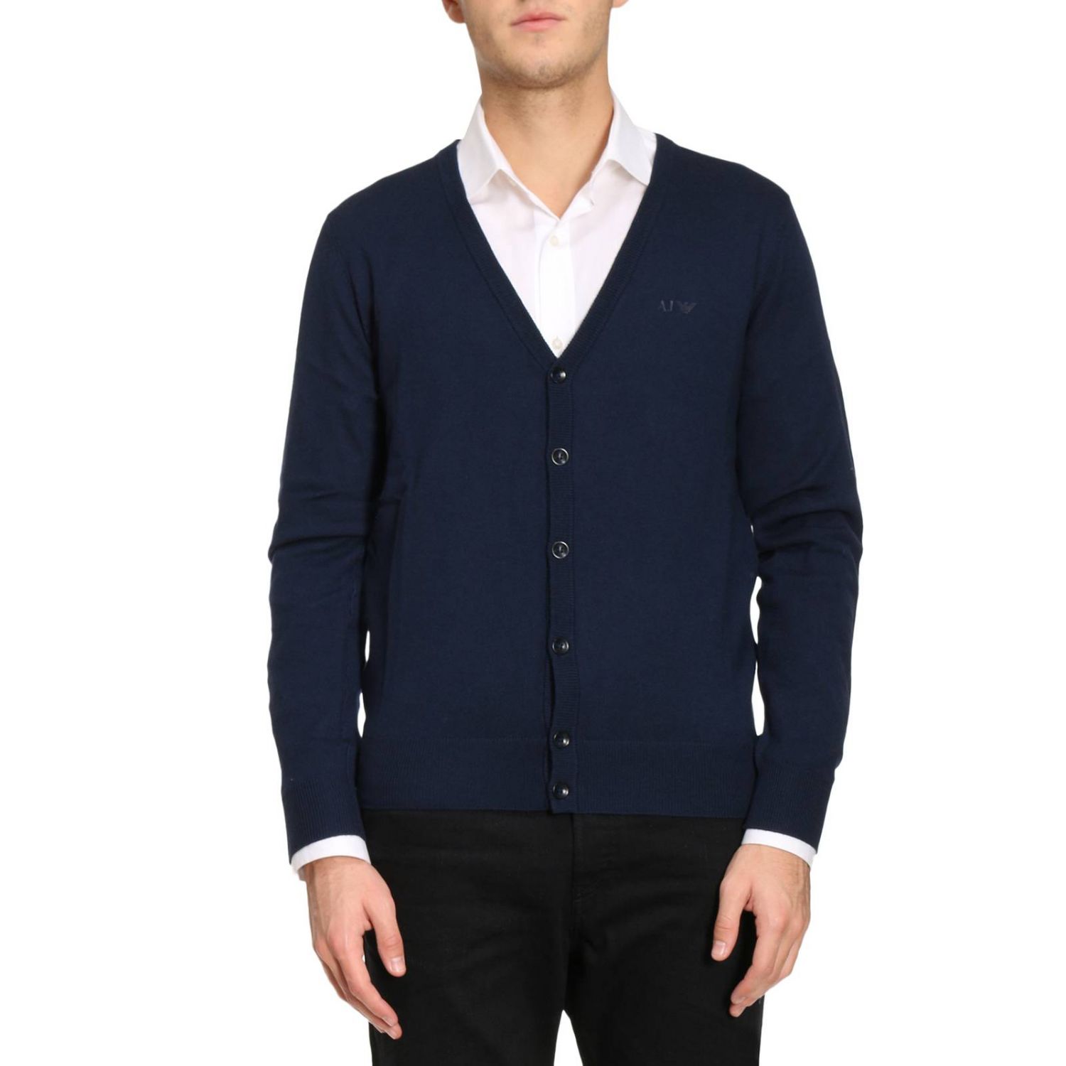 armani jeans cardigan mens