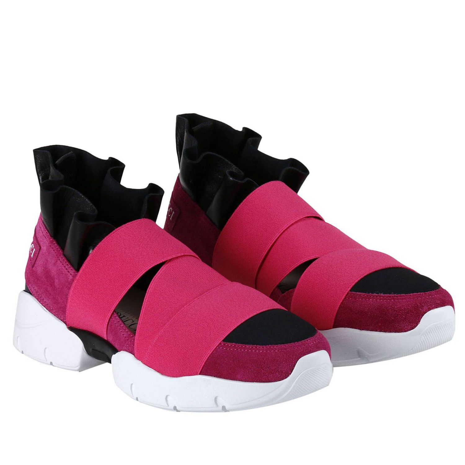 fuchsia sneakers