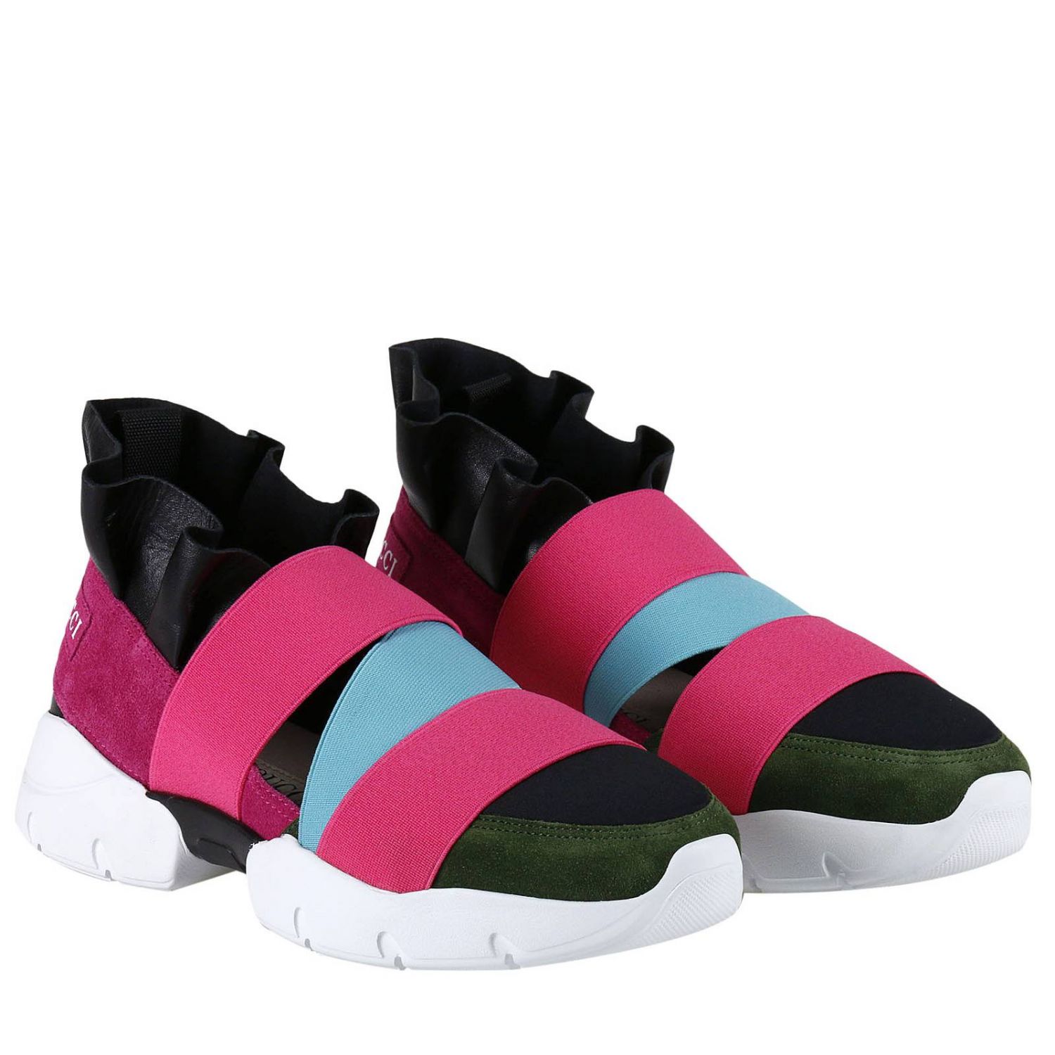 Emilio Pucci Outlet: Shoes women | Sneakers Emilio Pucci Women Olive ...