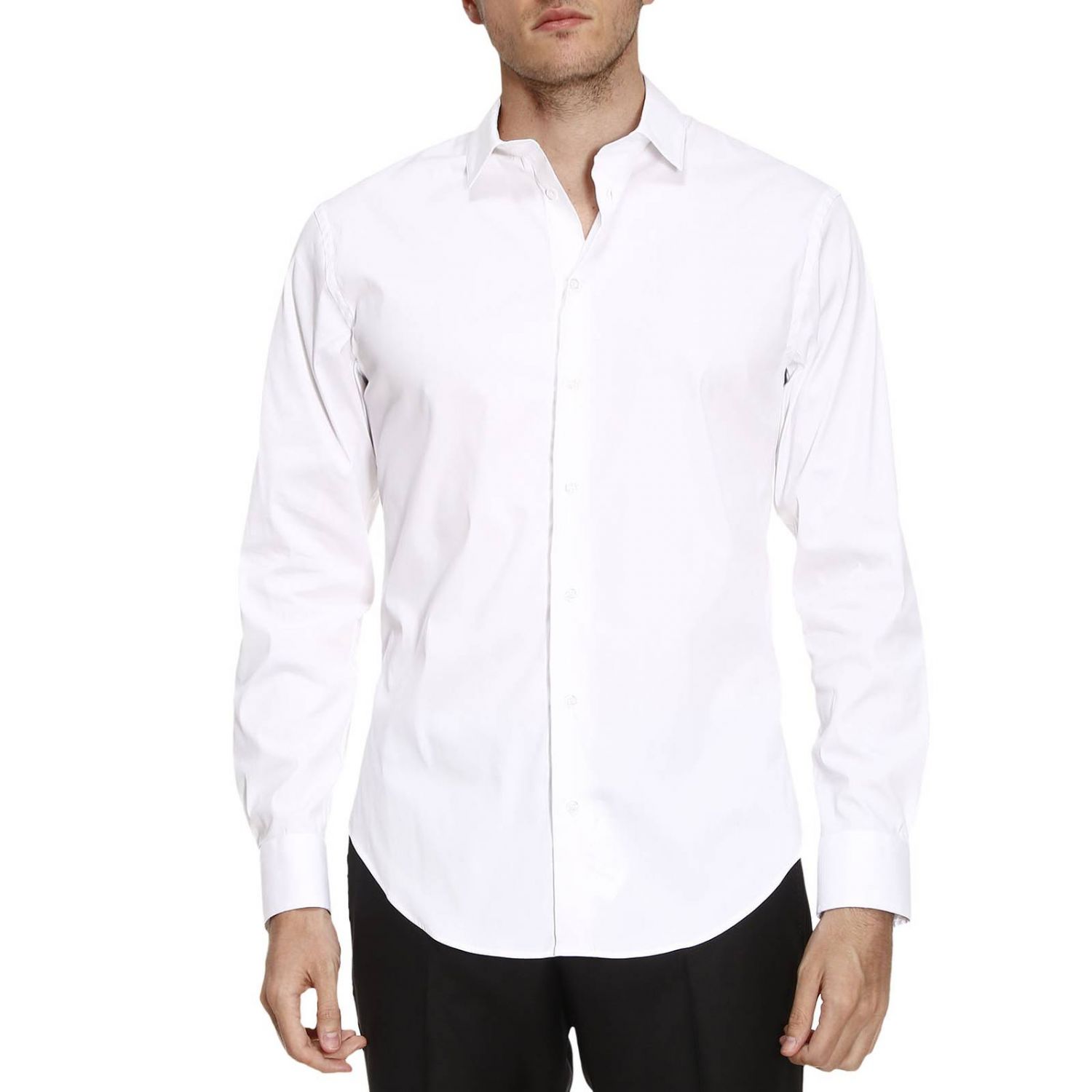 armani white dress shirt