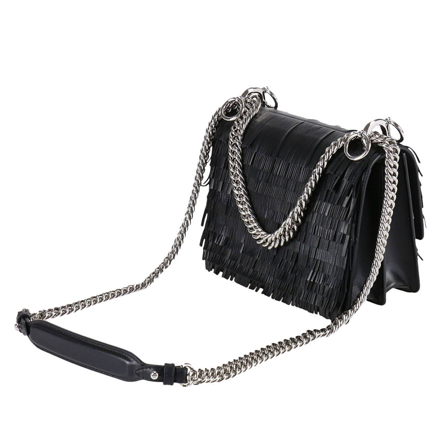 fendi shoulder bolsa black