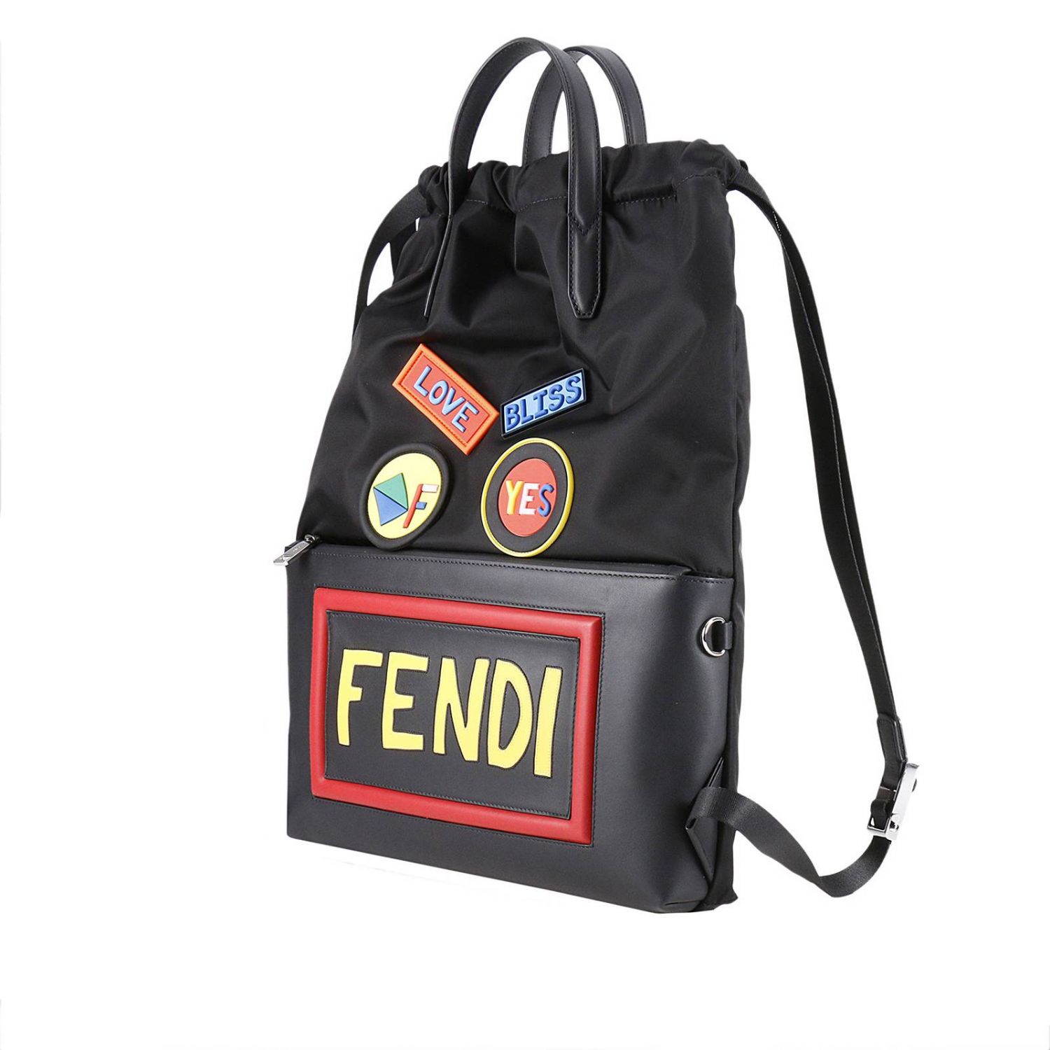 FENDI: Bags men | Bags Fendi Men Black | Bags Fendi 7VZ034 1OQ GIGLIO.COM