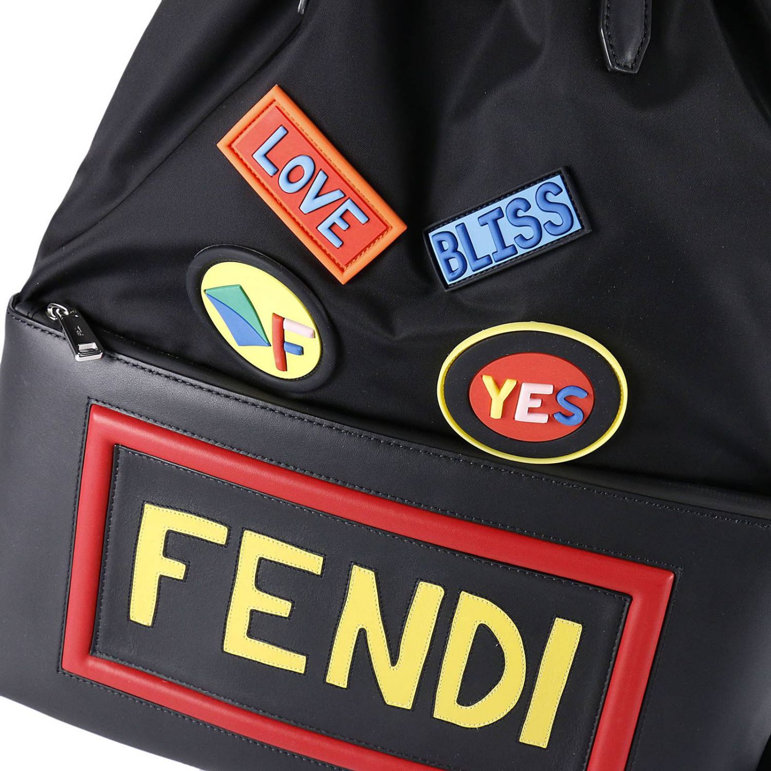 FENDI: Bags men | Bags Fendi Men Black | Bags Fendi 7VZ034 1OQ GIGLIO.COM