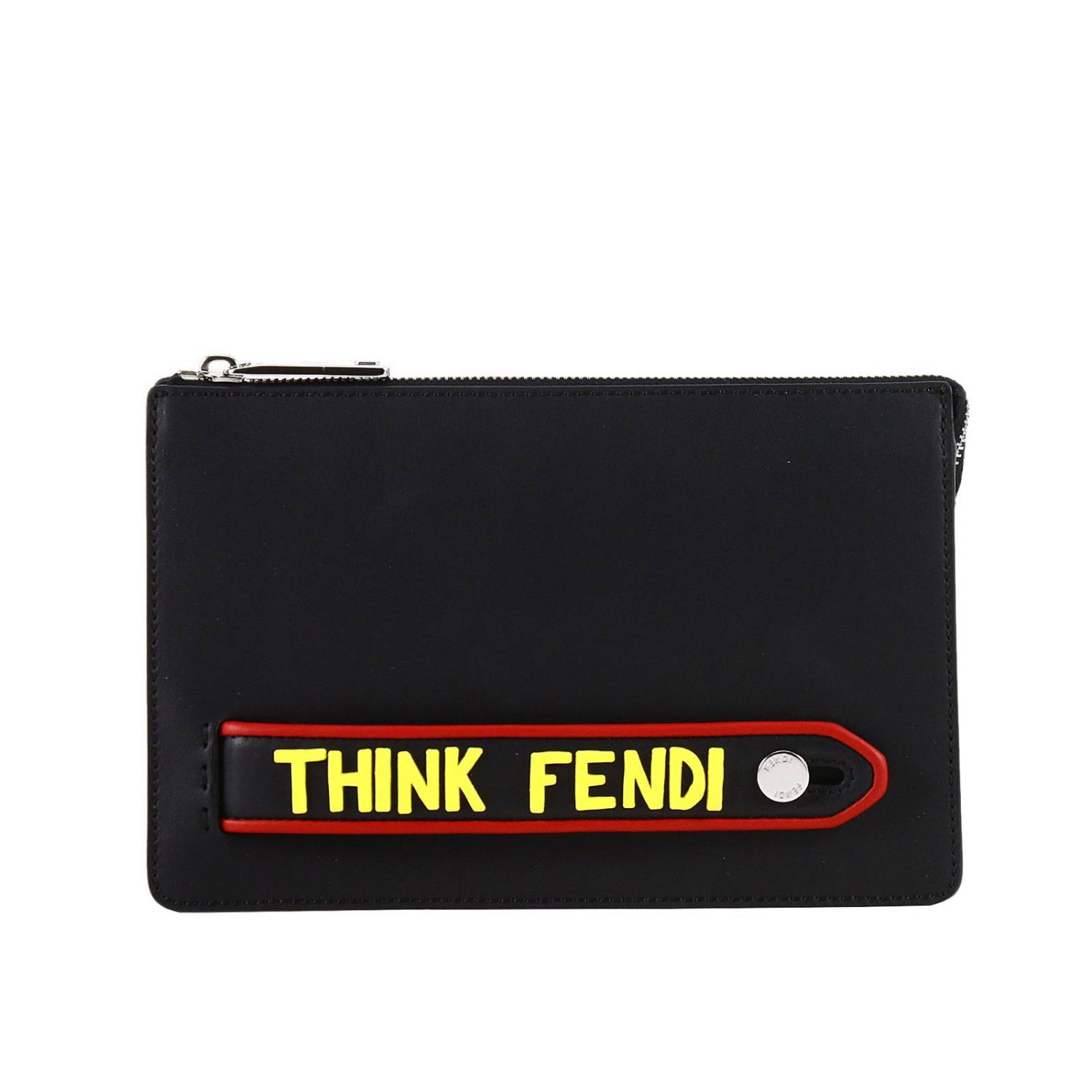 FENDI: Bags men | Bags Fendi Men Black | Bags Fendi 7VA350 AO1N Giglio EN